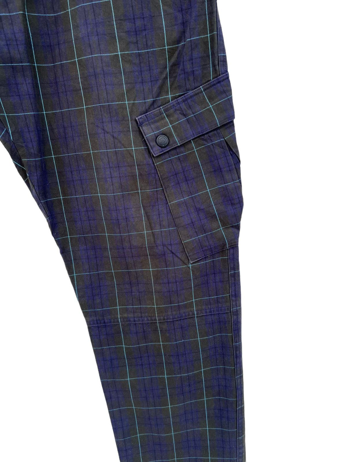 Designer Vintage MADPAGER Japan Plaid Pocket Cargo Trouser Pant Size US 32 / EU 48 - 12 Thumbnail