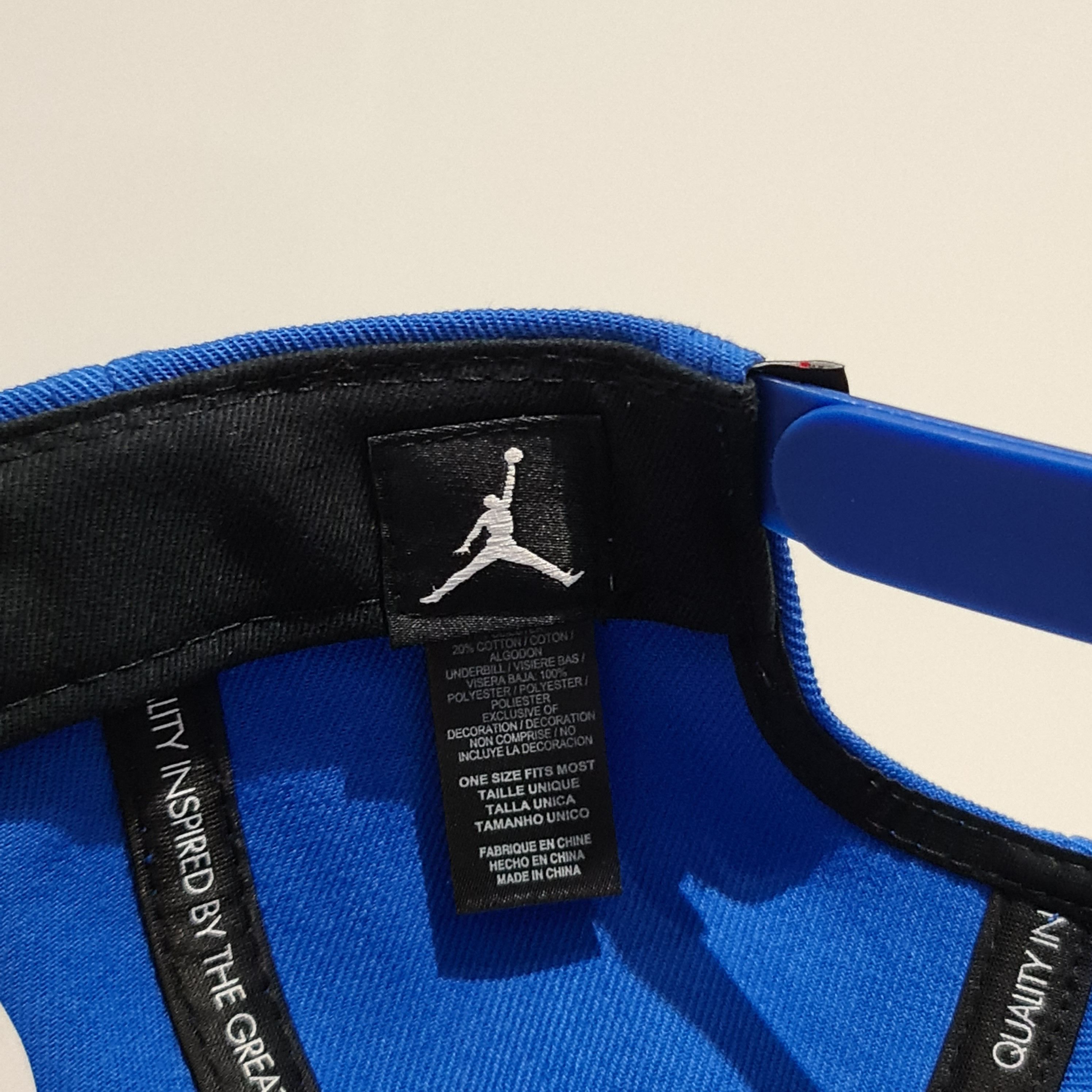 Jordan Brand Jordan Cap Snapback 'Trophy Room Script' Blue Size ONE SIZE - 8 Thumbnail