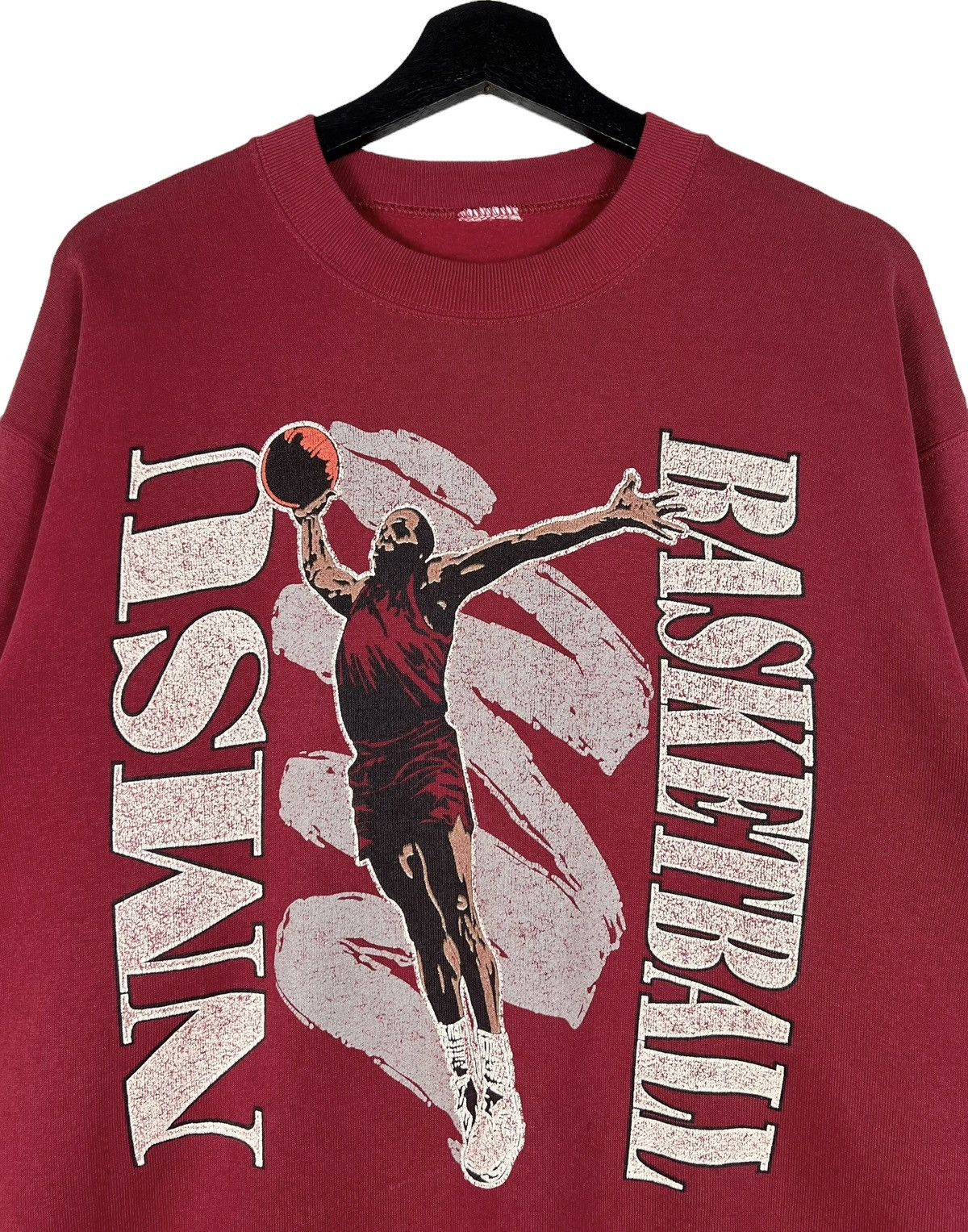 NBA 90s Vintage NMSU BASKETBALL Sweatshirt Size US L / EU 52-54 / 3 - 3 Thumbnail