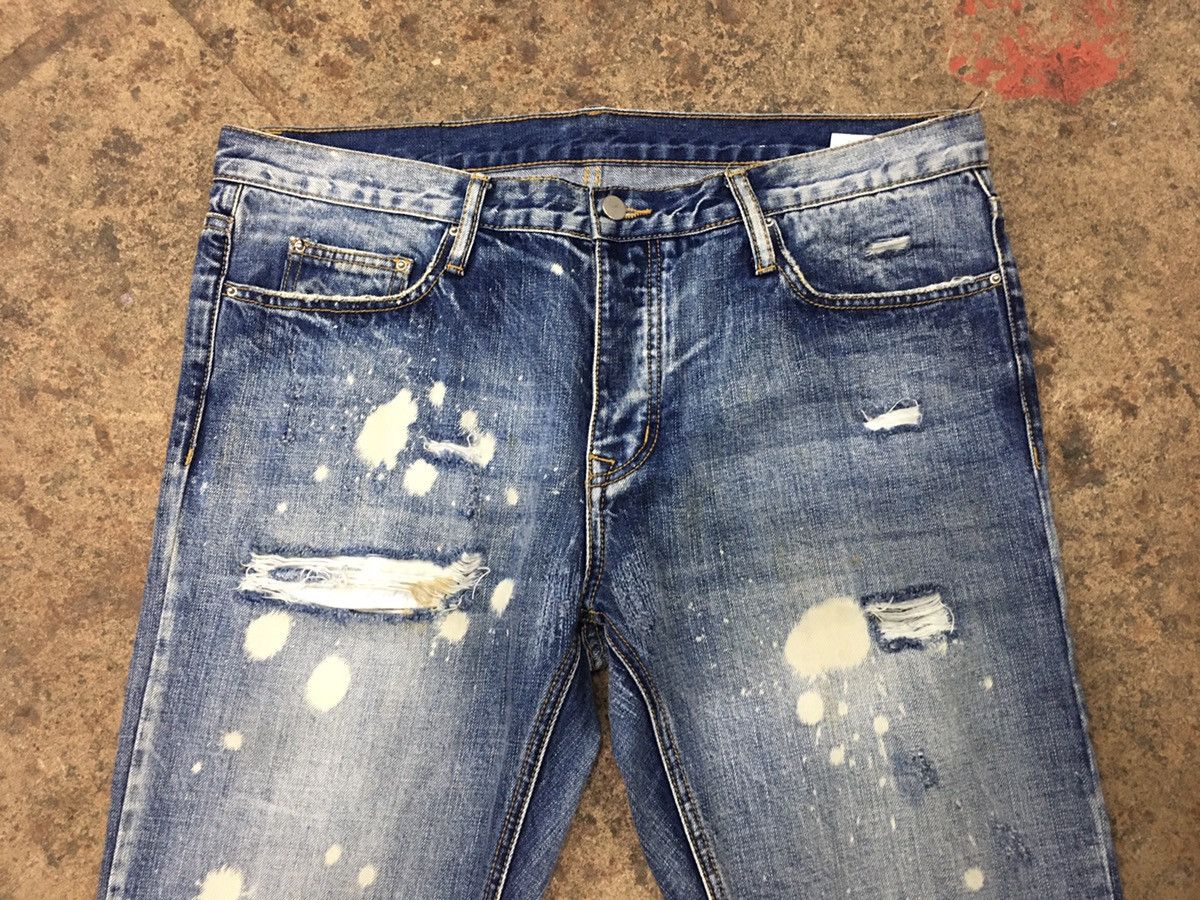 Japanese Brand × MNML SLIM MNML DISTRESSED JEANS Size US 38 / EU 54 - 4 Thumbnail