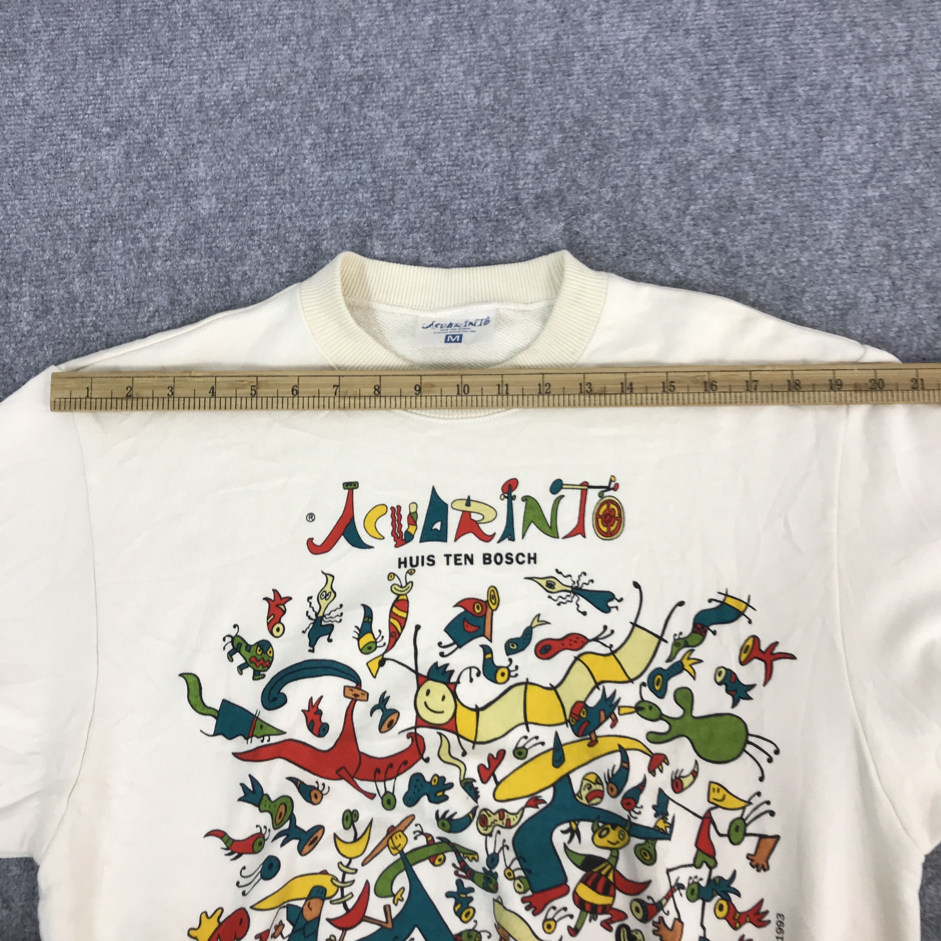 Vintage Vintage acuarinto huis ten bosch design Art Sweatshirt Size US M / EU 48-50 / 2 - 5 Thumbnail