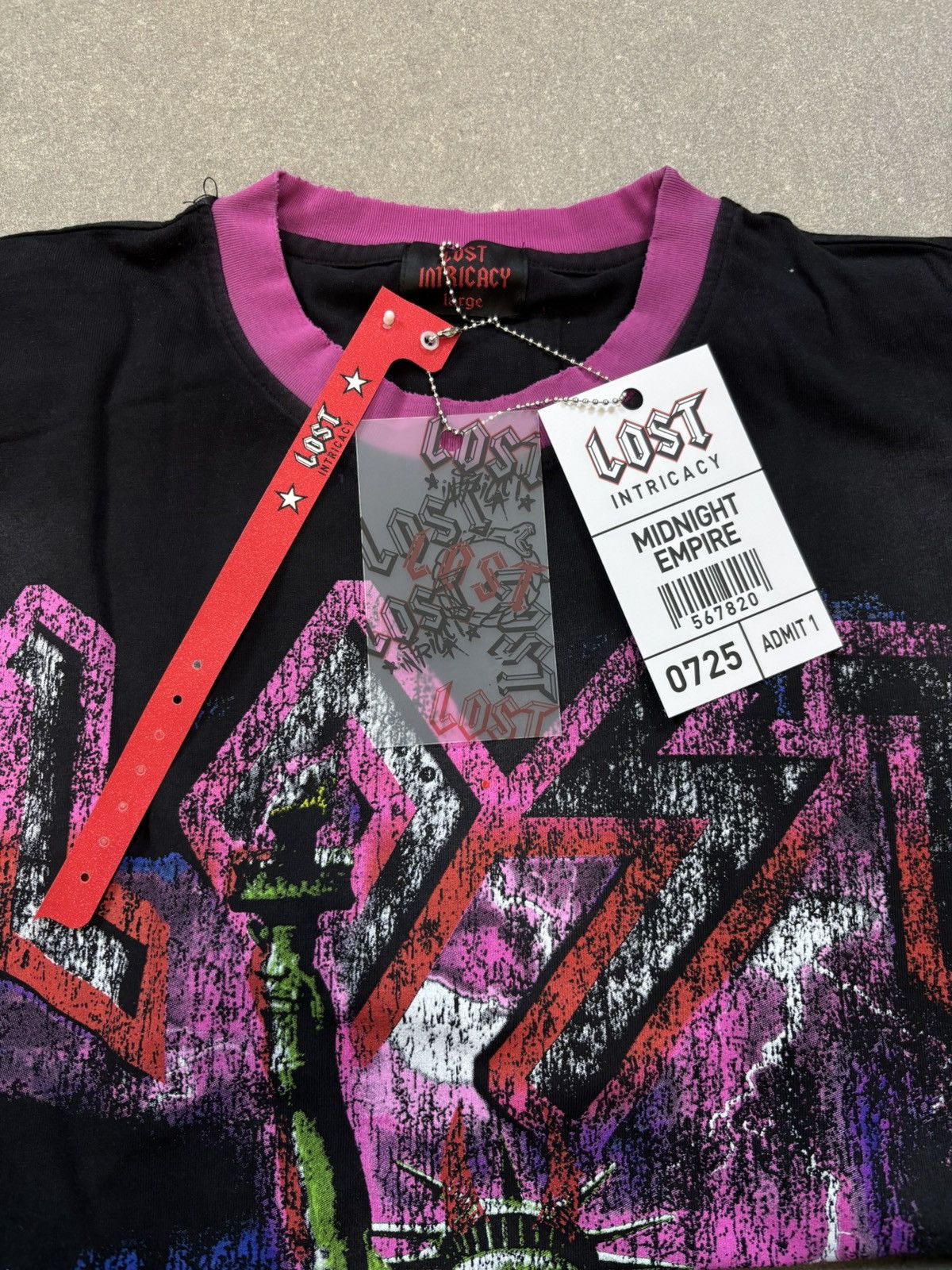 LOST INTRICACY Lost Intricacy Dark Torch T-Shirt, Black Size US L / EU 52-54 / 3 - 9 Thumbnail