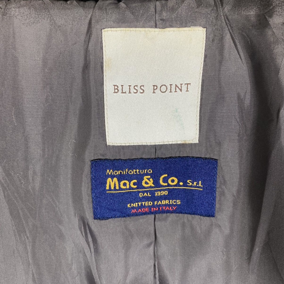 Max Mara Bliss Point Grey Wool Coat, Manifattura Mac & Co. Italy, Size M / US 6-8 / IT 42-44 - 7 Thumbnail