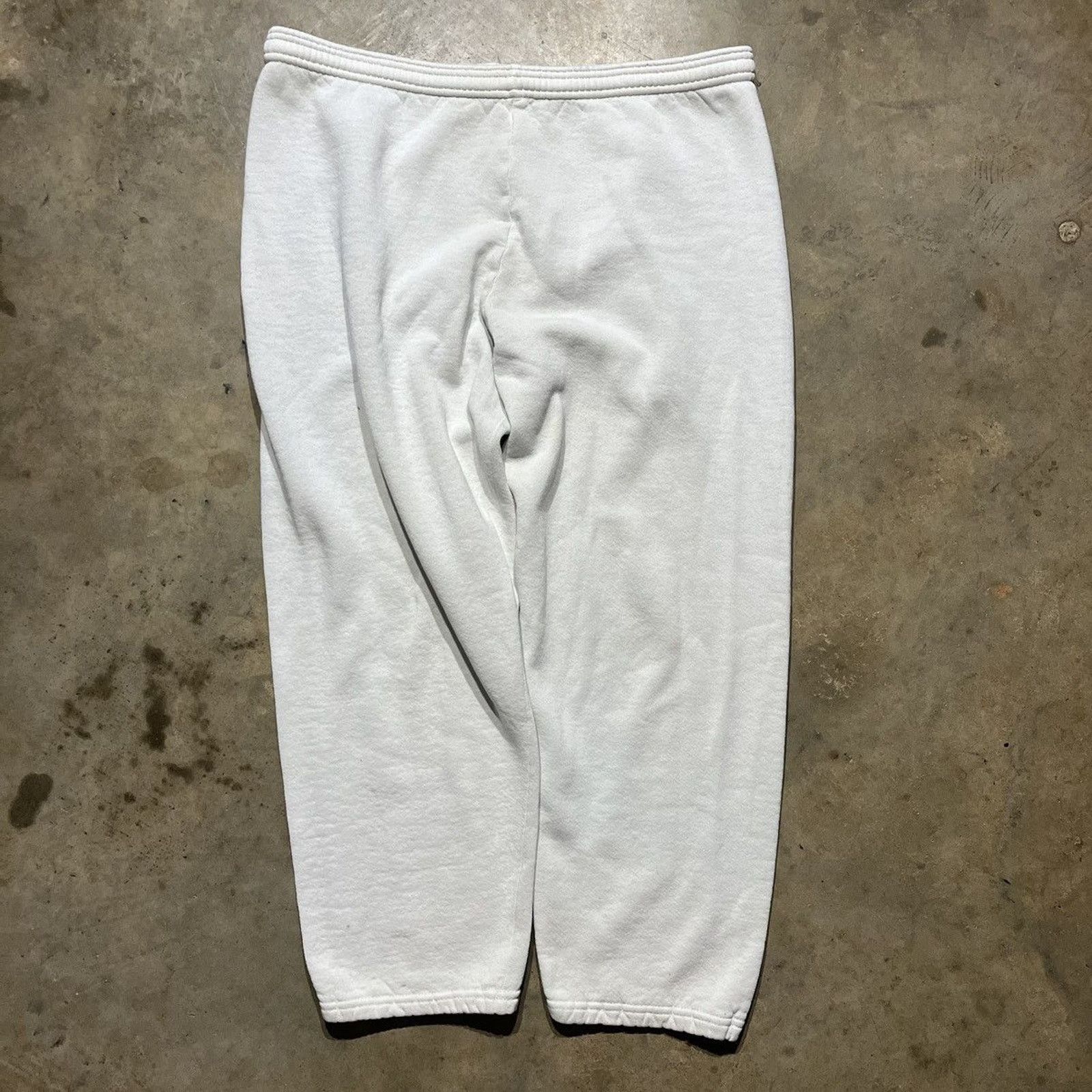 Vintage Vintage 90s Jerzees White Cotton Sweatpants Grailed