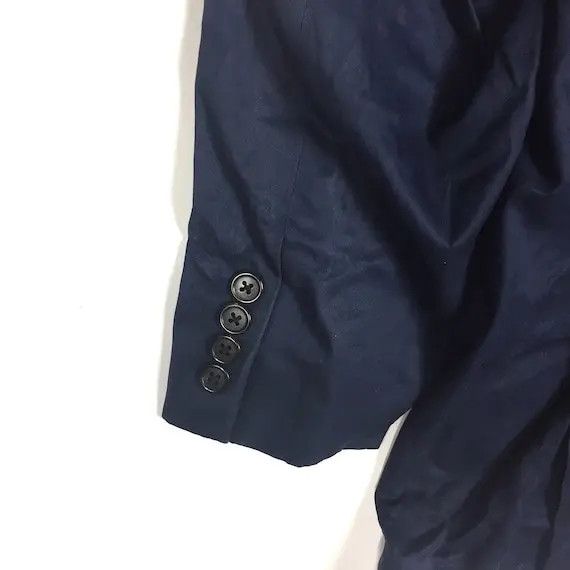 Polo Ralph Lauren Vintage POLO RALPH LAUREN Blue 2 Button Blazer Sport Coat Size 42R - 5 Thumbnail