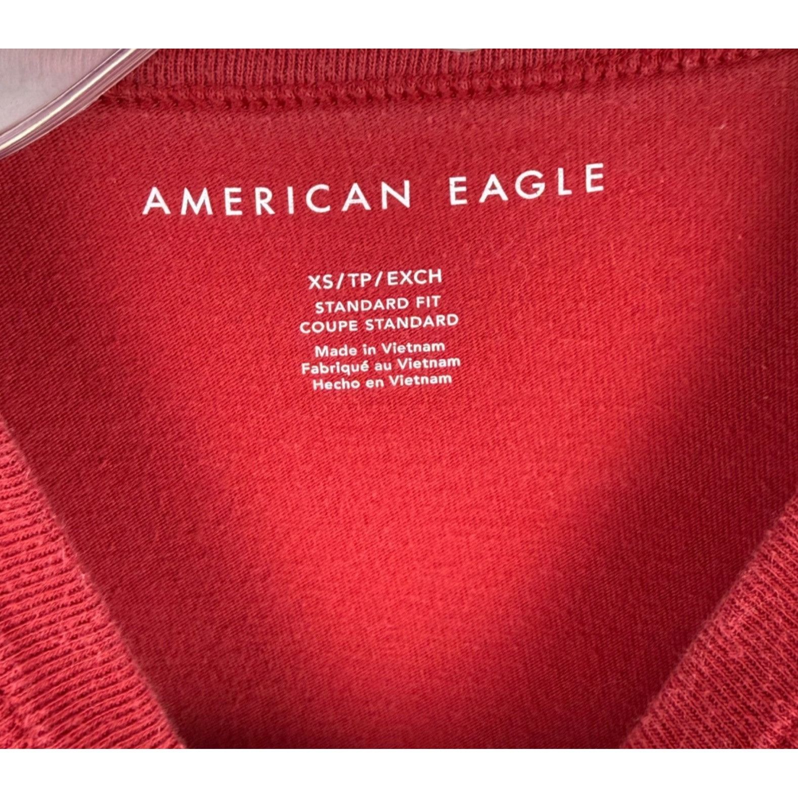 Other American Eagle Men's Long-Sleeve Graphic T-Shirt Globe Logo Size US XS / EU 42 / 0 - 3 Thumbnail