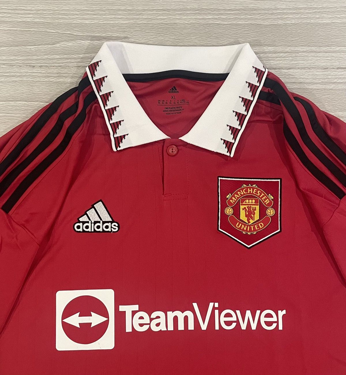 Adidas Adidas 2022/23 Manchester United Soccer Jersey Mens Size XL Size US XL / EU 56 / 4 - 2 Thumbnail