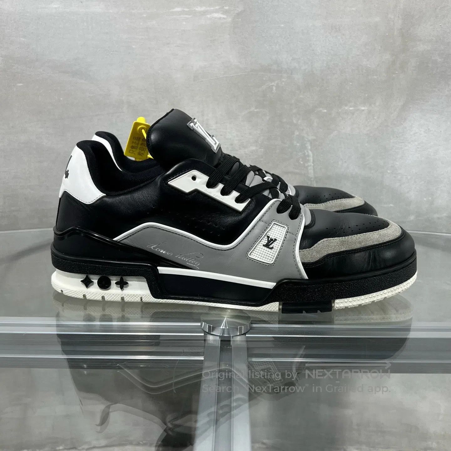 Louis Vuitton Louis Vuitton Trainer Black Cement shoes Size US 10.5 / EU 43-44 - 4 Thumbnail