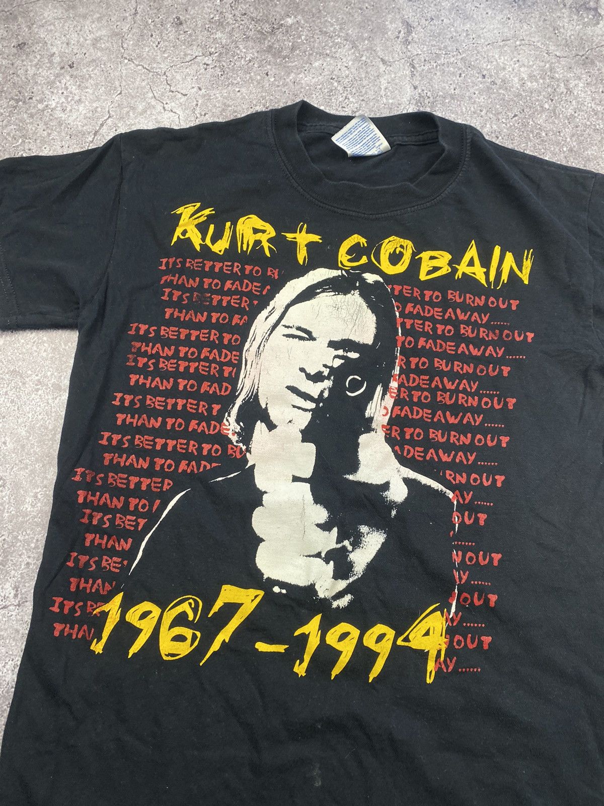 Nirvana Vintage Kurt Cobain 1967-1994 Nirvana Black Band Tee Size US S / EU 44-46 / 1 - 5 Thumbnail