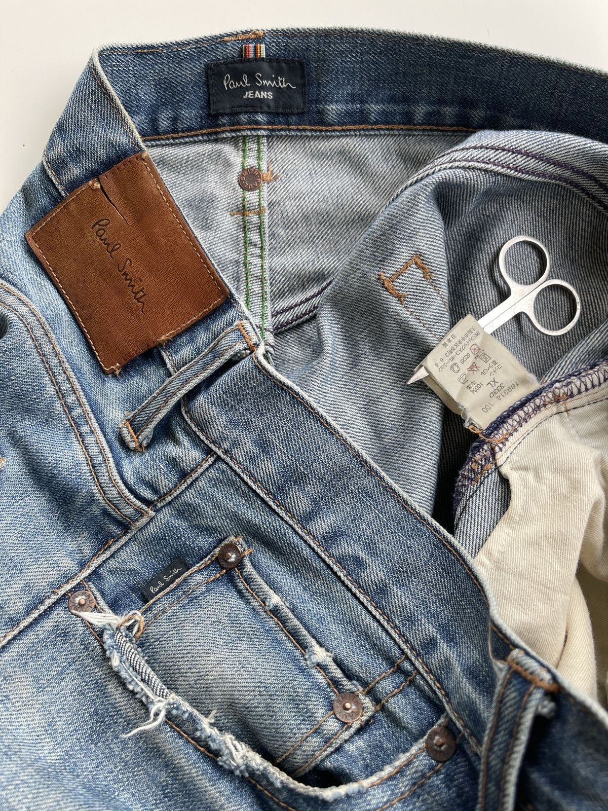 Paul Smith Paul Smith Distressed Patchwork Jeans Size US 34 / EU 50 - 12 Thumbnail