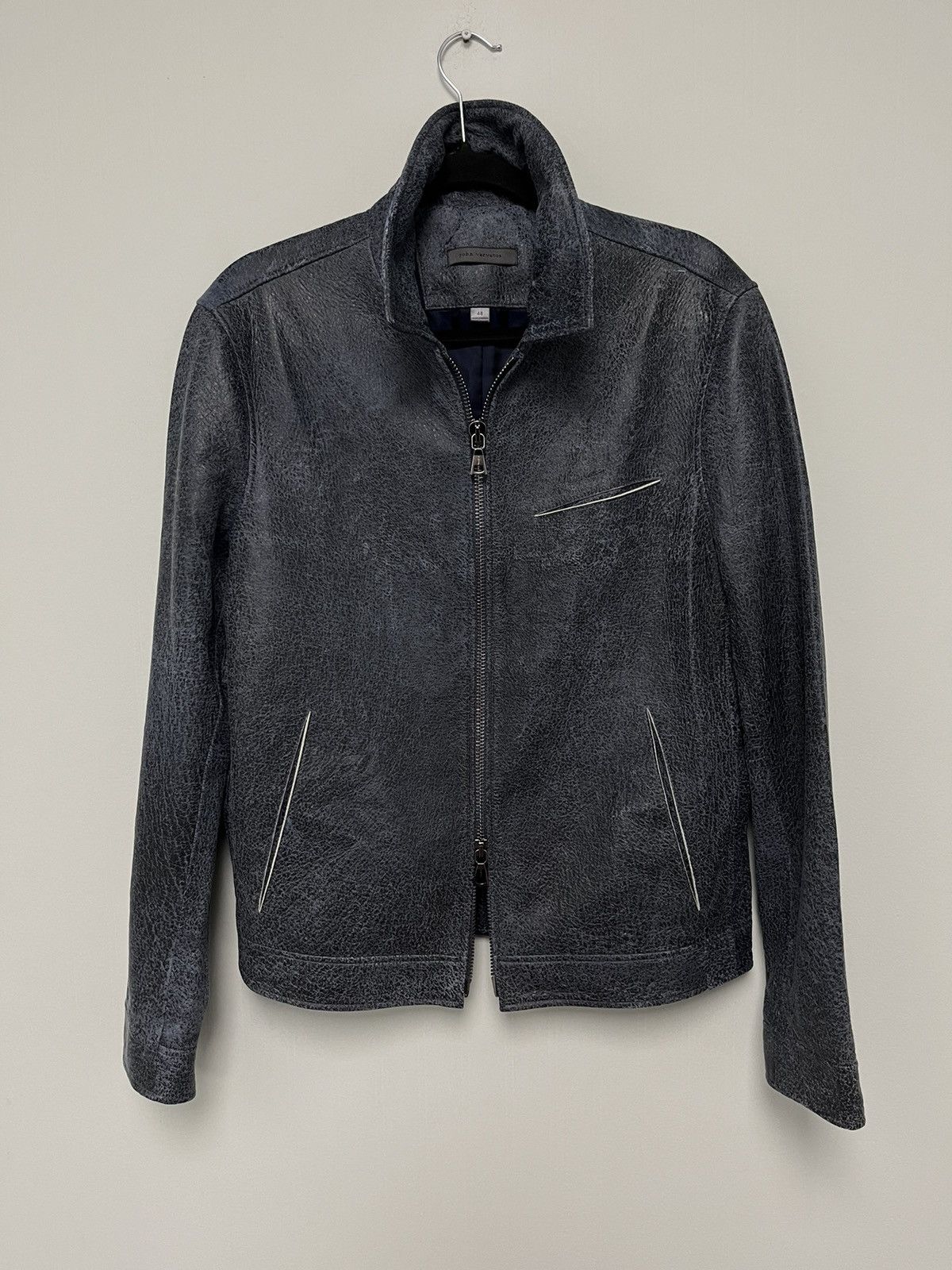 John Varvatos Sheepskin Slim Fit Jacket. 38 Size US M / EU 48-50 / 2 - 10 Thumbnail