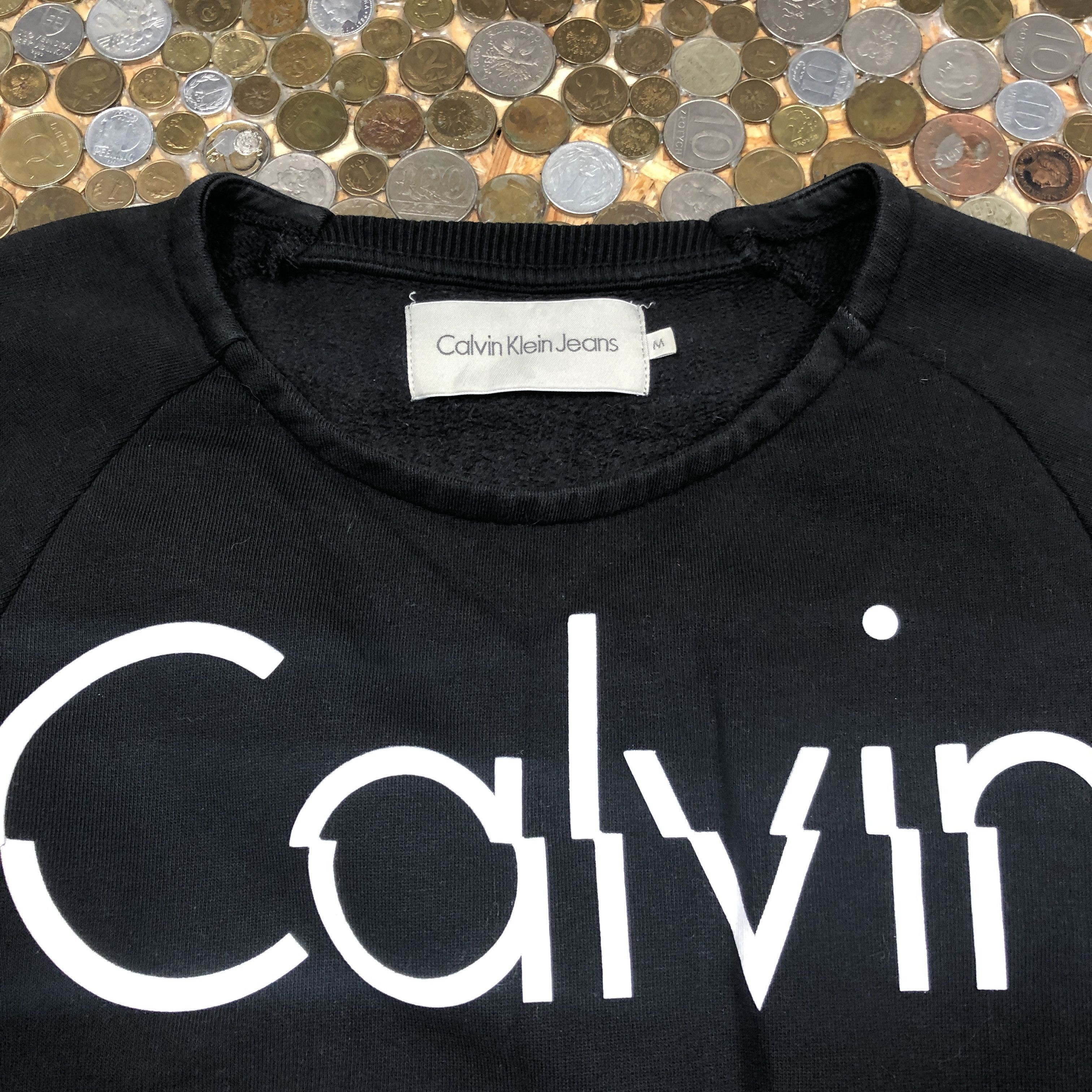 Calvin Klein Clavin Klein Crewneck SpellOut logo Size US M / EU 48-50 / 2 - 3 Thumbnail