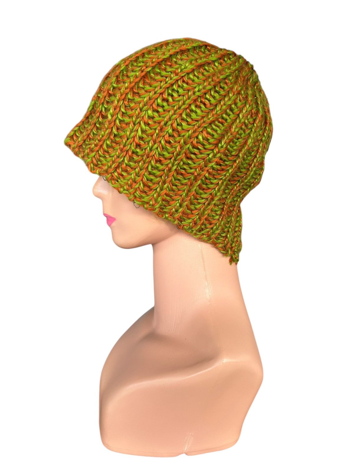 Japanese Brand × Kapital × Vintage Crochet Knitted Handmade Beanie Hats Size ONE SIZE - 2 Thumbnail