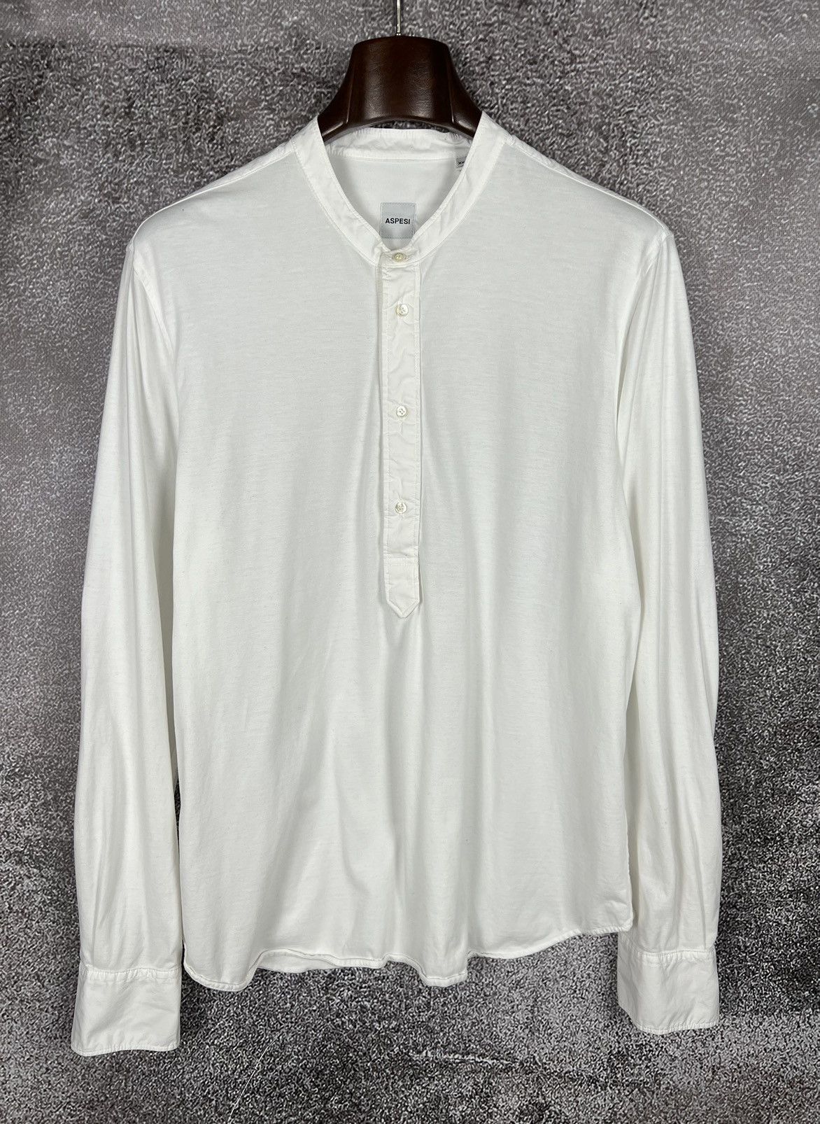 Aspesi Aspesi Half placket shirt XL XXL half button Size US XXL / EU 58 / 5 - 1 Thumbnail
