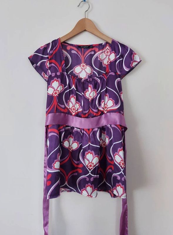 Vintage Atmosphere vintage satin top 14 Size L / US 10 / IT 46 - 5 Thumbnail