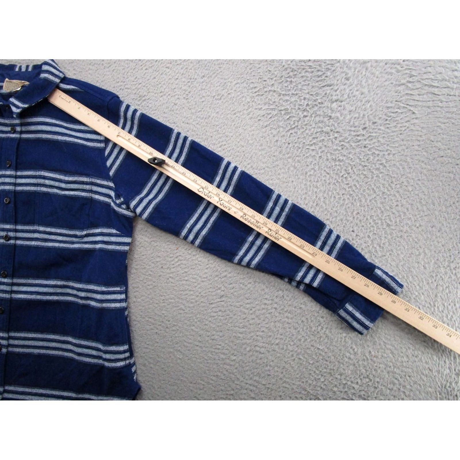 CO Duluth Clothing Co Women's Jacket Shirt Shacket Plaid Blue Size L Outdoors Jacket) Size L / US 10 / IT 46 - 6 Thumbnail