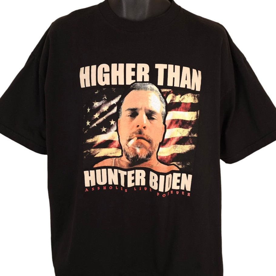 Other Higher Than Hunter Biden T Shirt Mens Size 2XL Black Size US XXL / EU 58 / 5 - 1 Thumbnail
