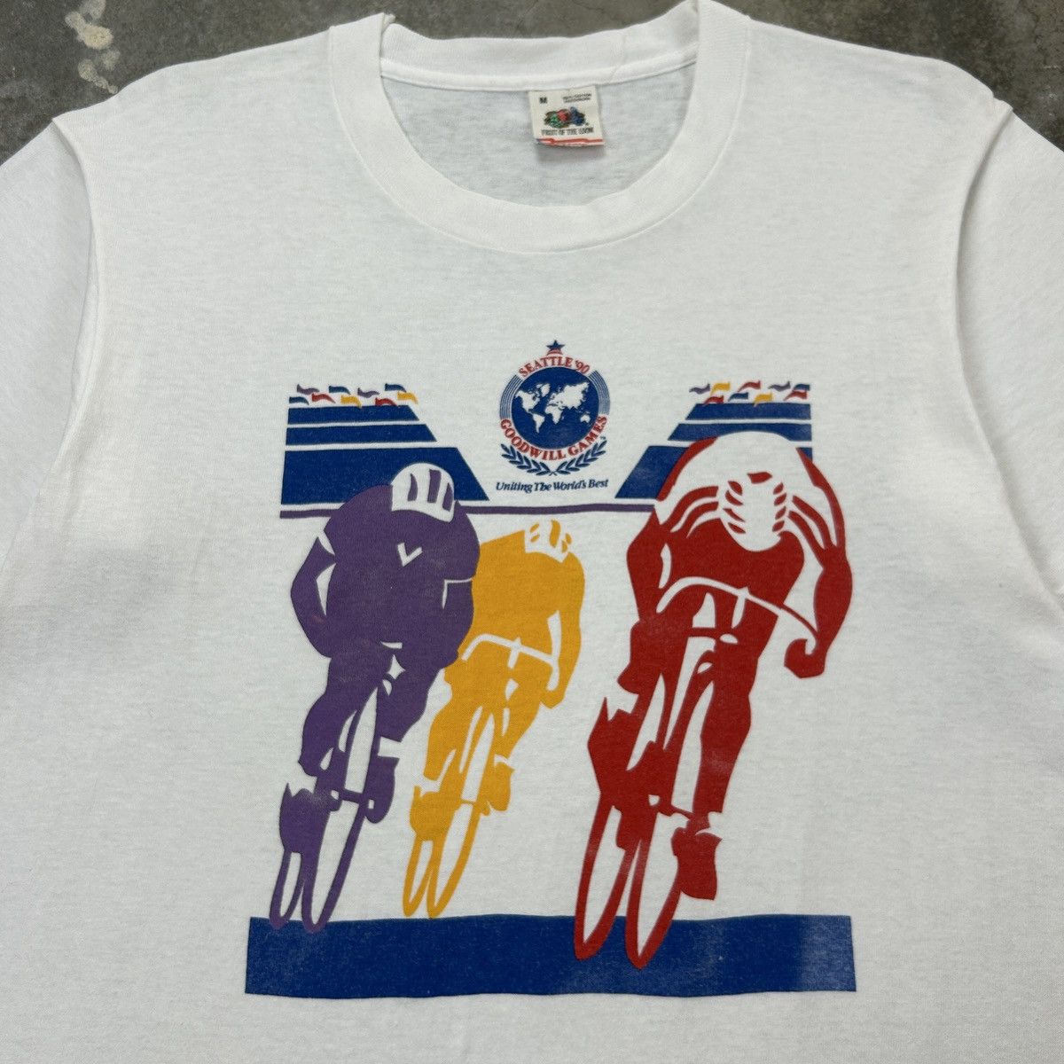 Vintage 1990 Goodwill Games Seattle Size US S / EU 44-46 / 1 - 4 Thumbnail
