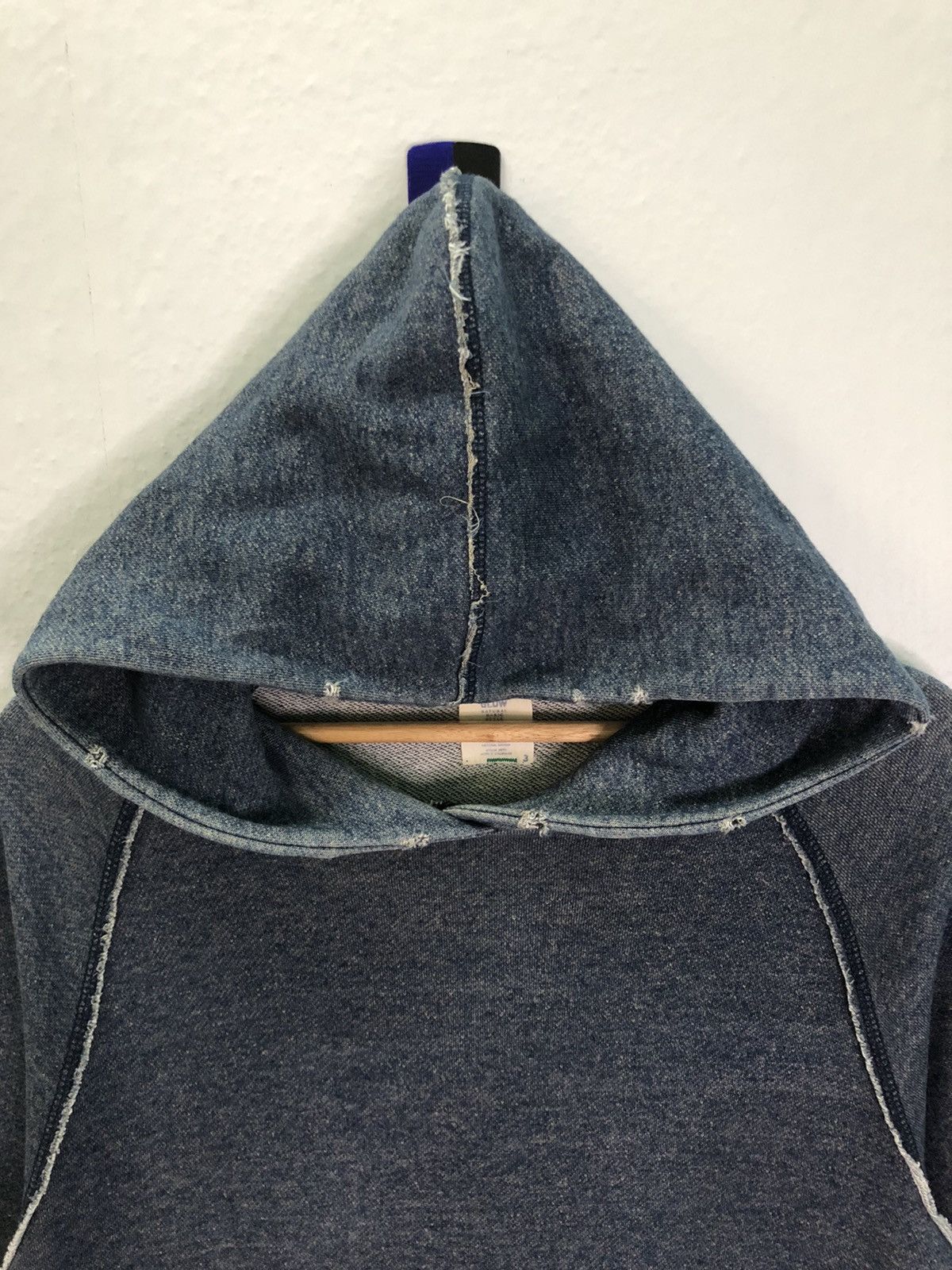 Japanese Brand × Vintage Vintage Blue Glow Hoodie Size US S / EU 44-46 / 1 - 6 Thumbnail