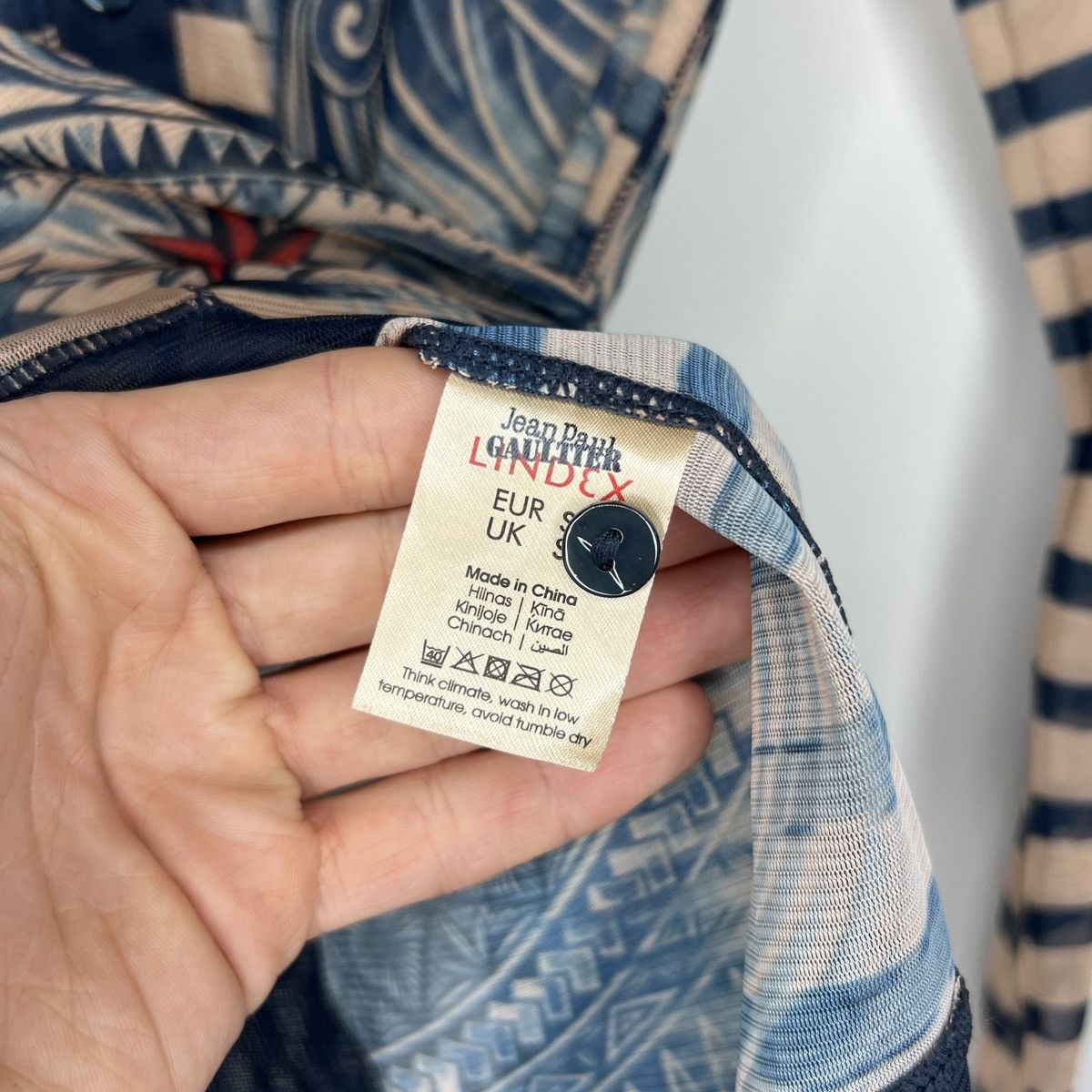 Jean Paul Gaultier Jean Paul Gaultier JPG Mesh Top Cardigan Tattoo Multicolor Size S / US 4 / IT 40 - 8 Thumbnail