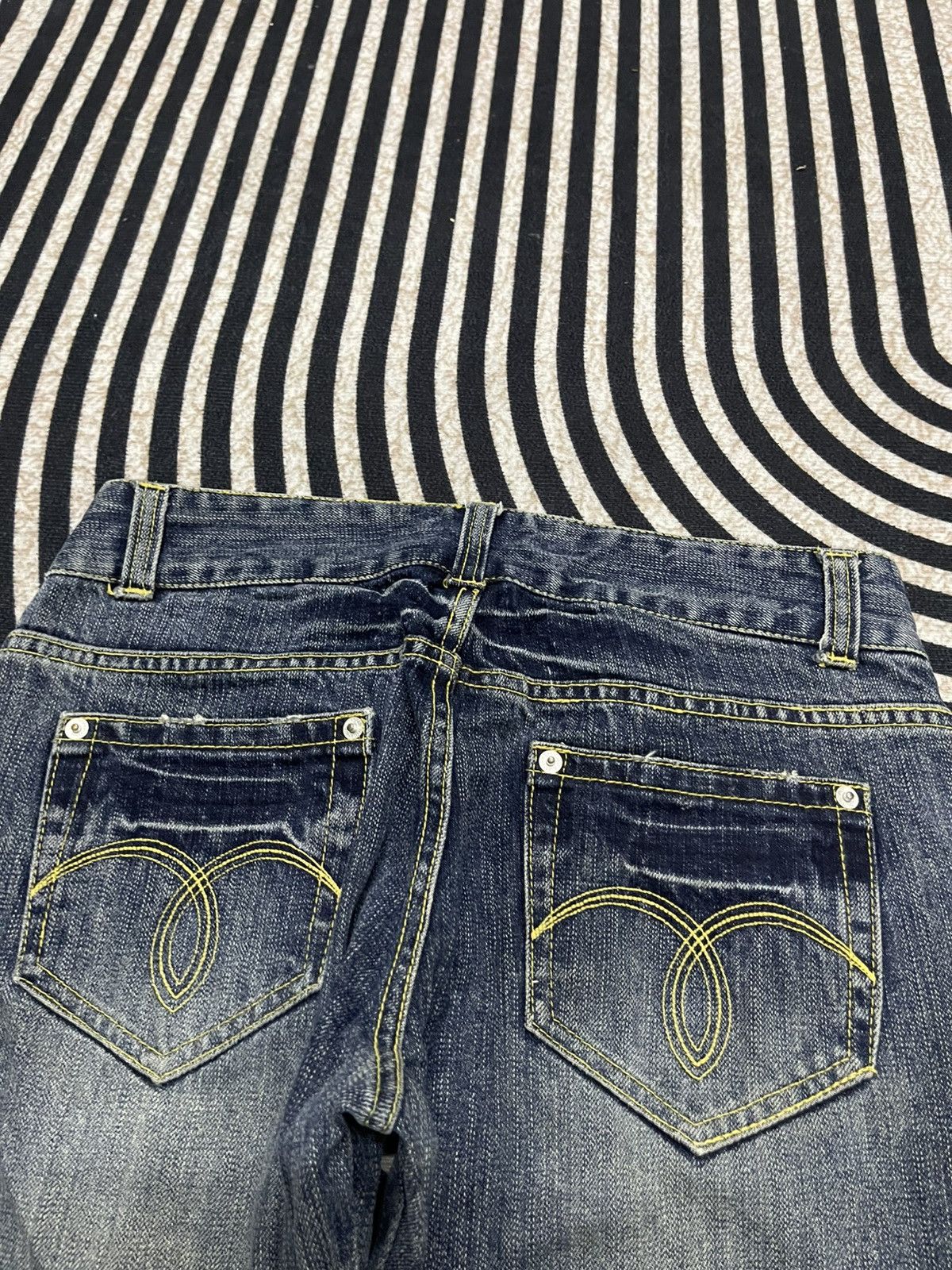 Japanese Brand 2000s LINK IT ALL FLARE JEANS IFSIXWASNINE STYLE Size US 29 - 16 Thumbnail