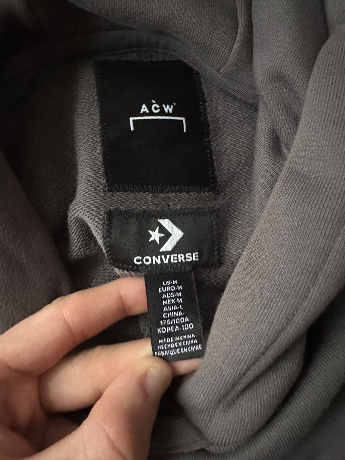 A-COLD-WALL* × Converse Hoodie Comverse A Cold Wall Size US M / EU 48-50 / 2 - 4 Thumbnail