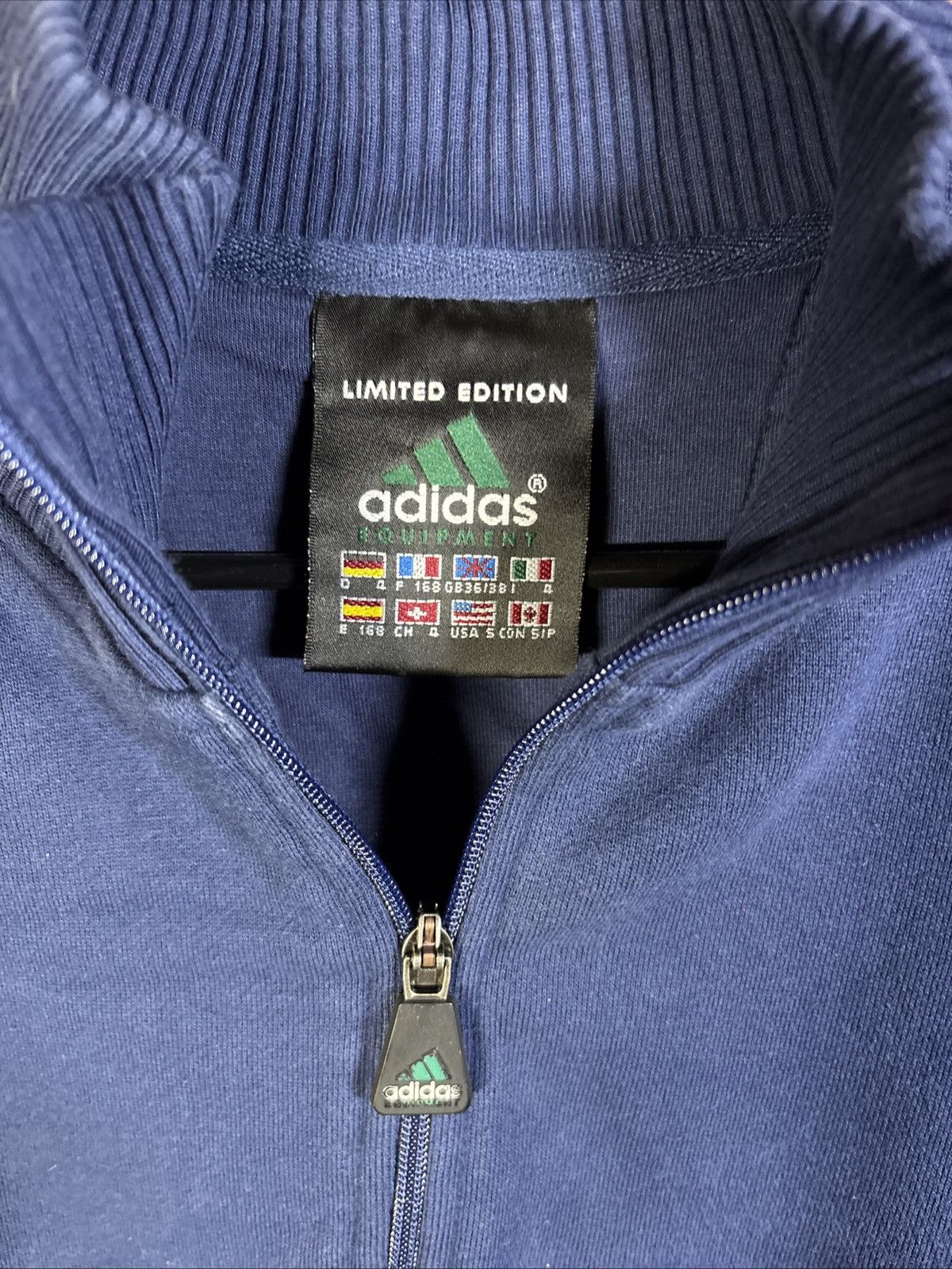 Adidas Vintage Y2K Adidas 1/2 Zip Limited Sweatshirt Pullover Sz S Size US S / EU 44-46 / 1 - 6 Thumbnail