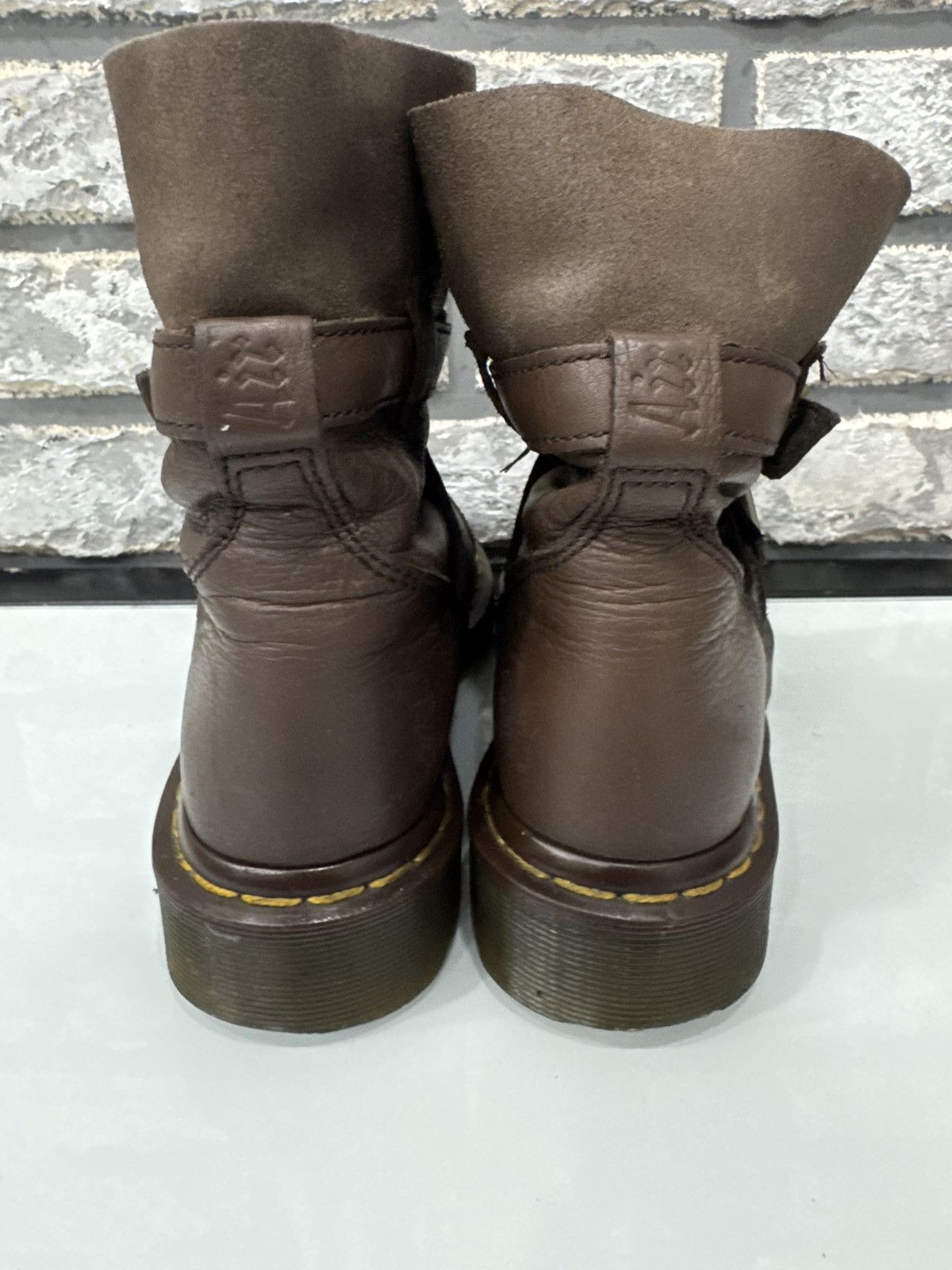 Dr. Martens Kristy Dark Brown Virgina Darken Suede Boots Dr.Martens Size US 7 / IT 37 - 9 Thumbnail