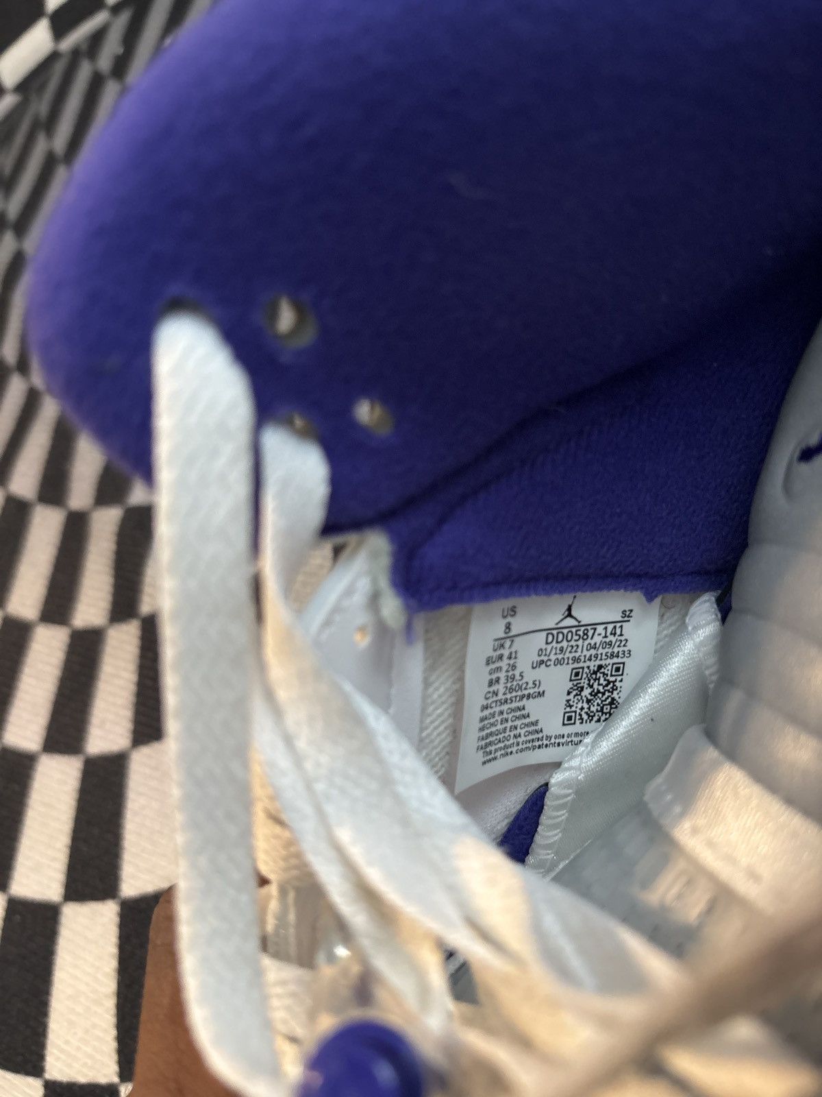 Jordan Brand concord grape 5s Size US 8 / EU 41 - 6 Thumbnail