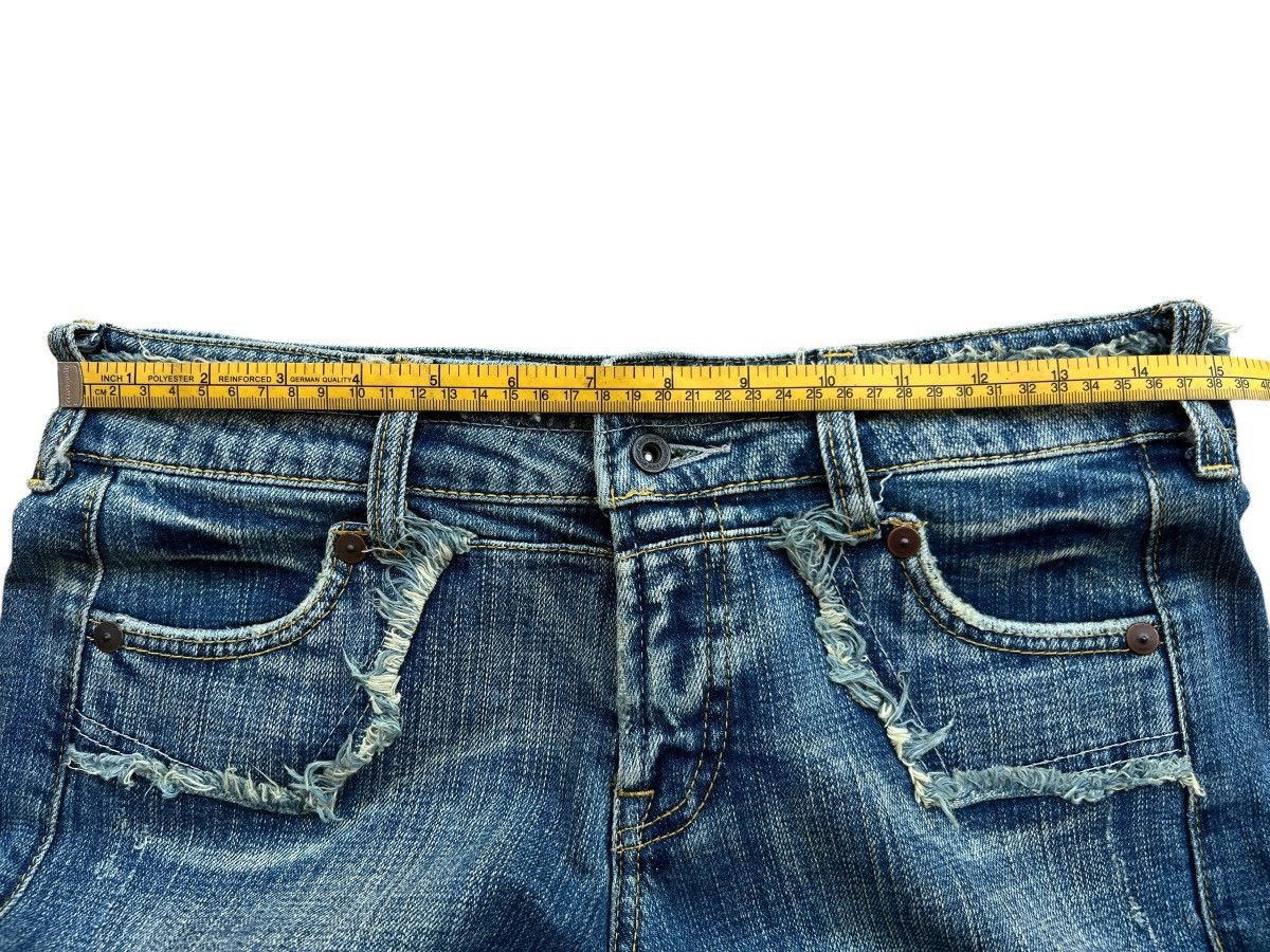 Japanese Brand Sweet Camel Lowrise Bootcut Flare Denim Jeans 30x32 Size 30" / US 8 / IT 44 - 9 Thumbnail