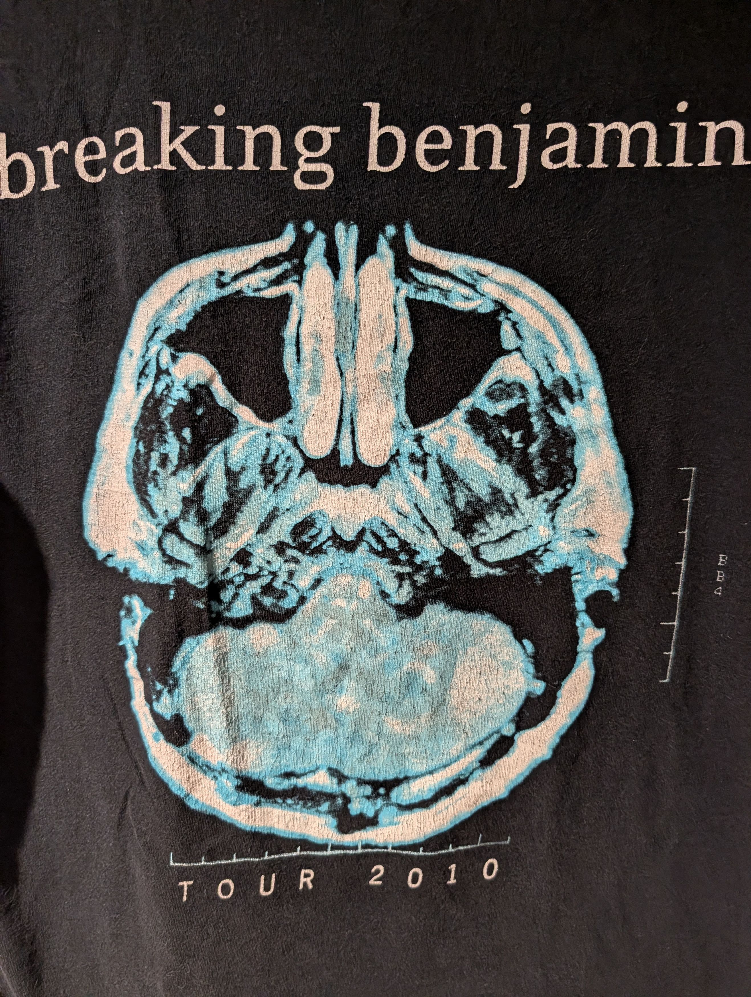 Band Tees VTG Breaking Benjamin T-Shirt Tour 2010 Dear Agony X-Ray M Size US M / EU 48-50 / 2 - 2 Thumbnail