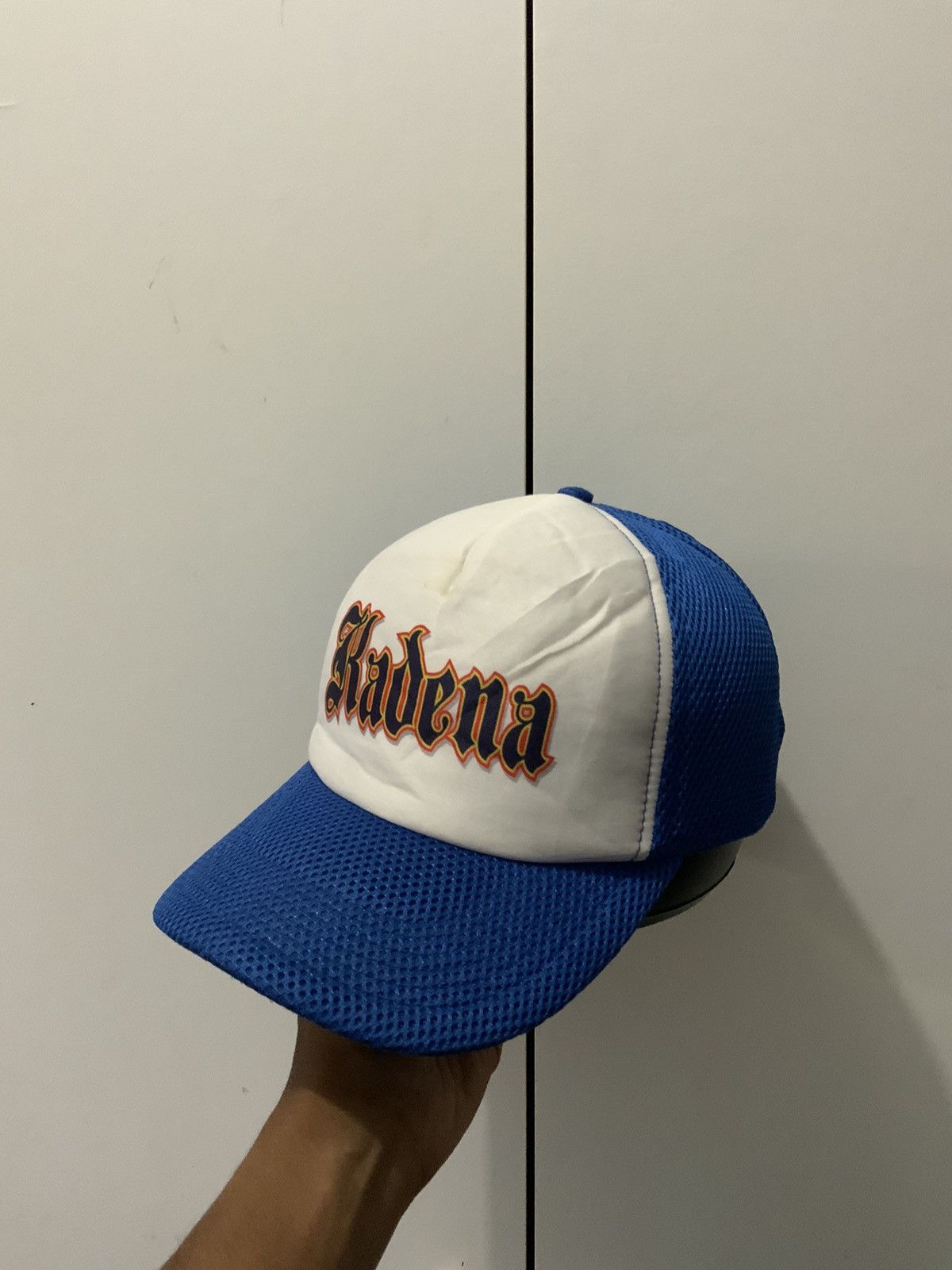 Japanese Brand Radena Flame Archive Blue Trucker Hat Size ONE SIZE - 2 Thumbnail