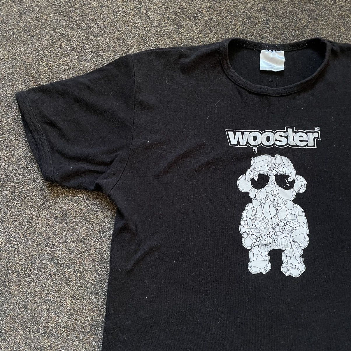 Vintage Vintage 90s Tee 90s WOOSTER Skull Sexy Vamp Dead M Size US M / EU 48-50 / 2 - 2 Thumbnail