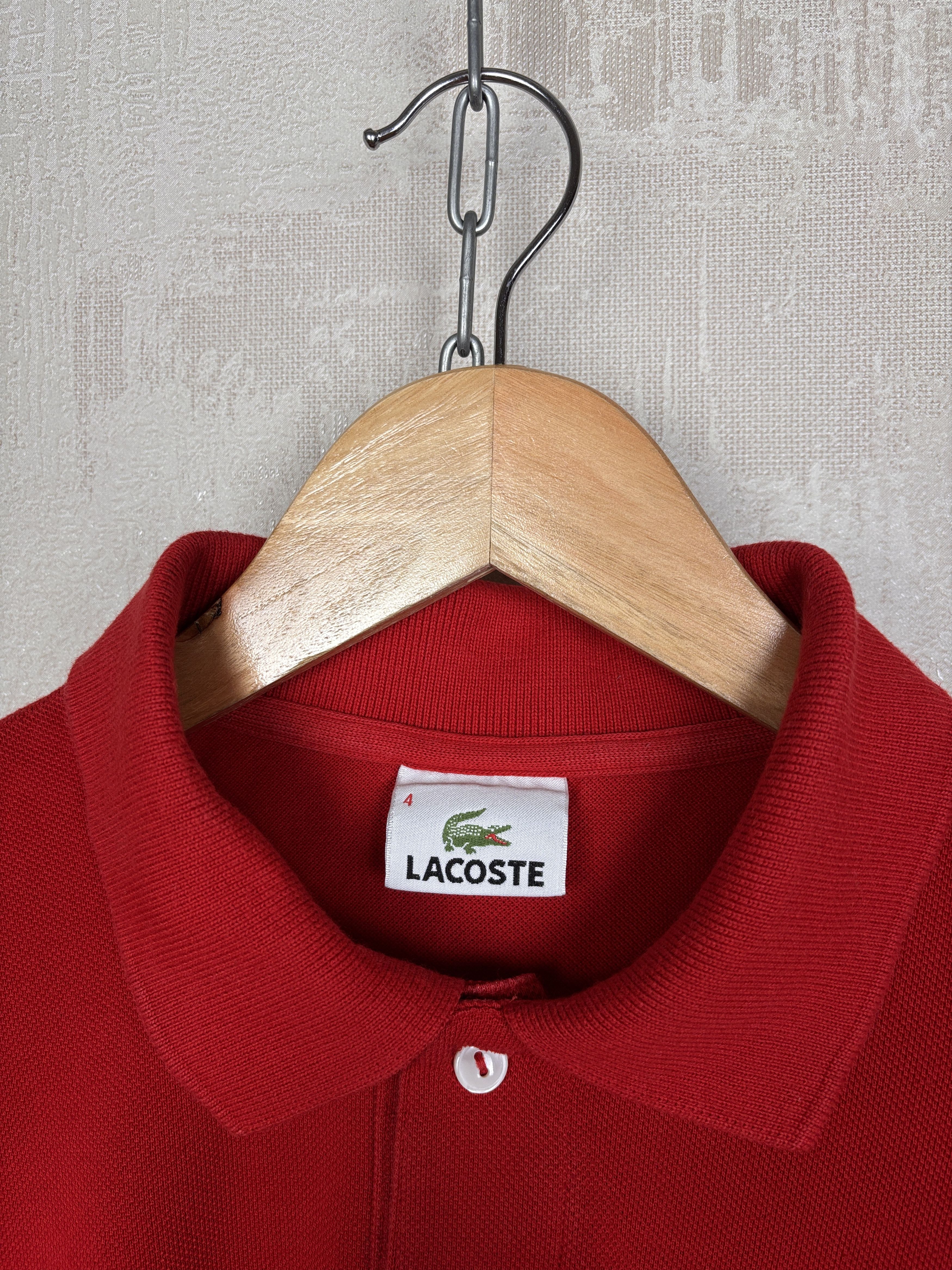 Lacoste Vintage Lacoste Polo T-shirt Size 4 (M) Short Sleeve Tennis Size US M / EU 48-50 / 2 - 6 Thumbnail