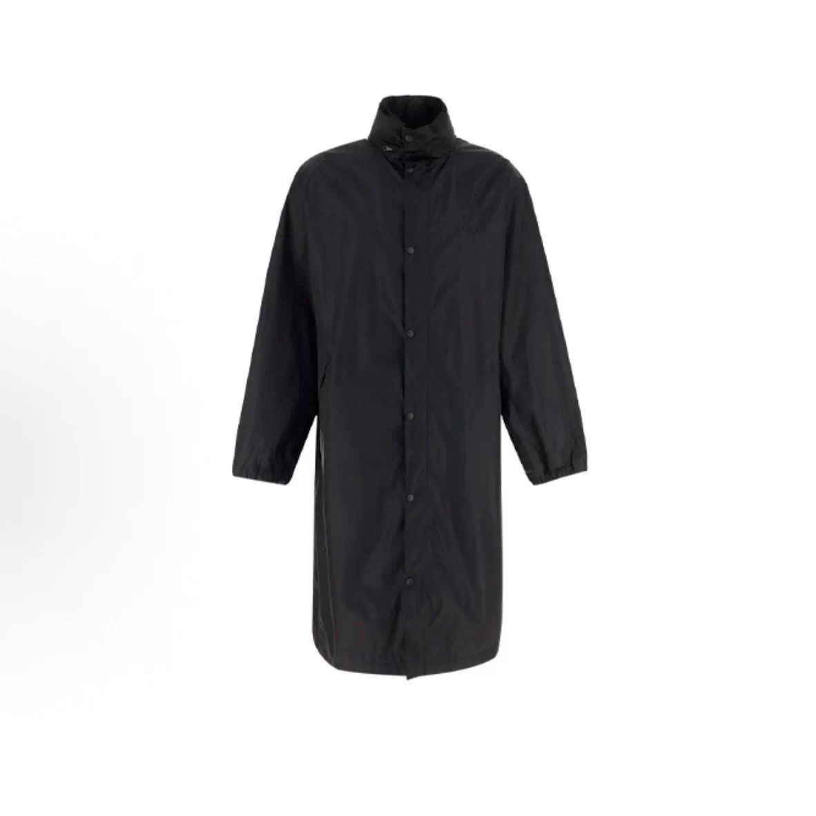 Balenciaga Balenciaga solid hidden hood overcoat men's black Size US M / EU 48-50 / 2 - 1 Thumbnail