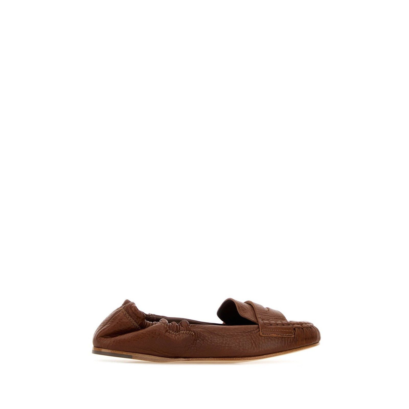 Dsquared2 DSQUARED2 Brown Leather Loafers New (Women's size:10;) Size US 10 / IT 40 - 3 Thumbnail