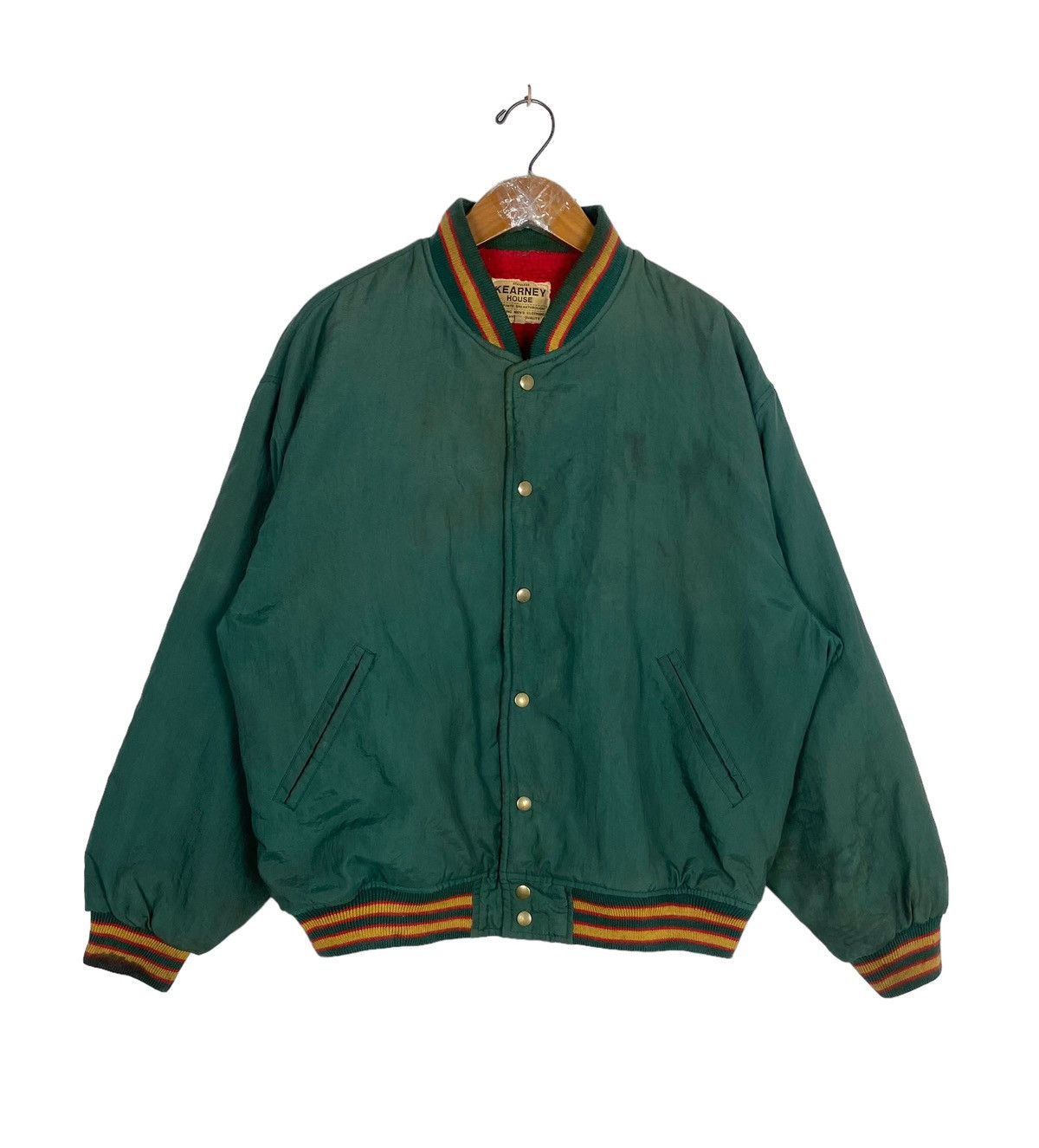 Japanese Brand Rare‼️ Vintage Kearney House Bomber Flight Jacket Size US L / EU 52-54 / 3 - 3 Thumbnail