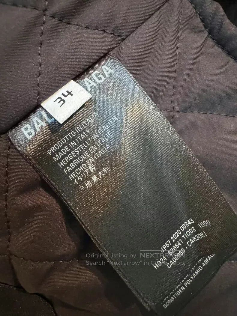 Balenciaga Balenciaga Black Windbreaker Size XXS / US 00 / IT 34 - 8 Thumbnail