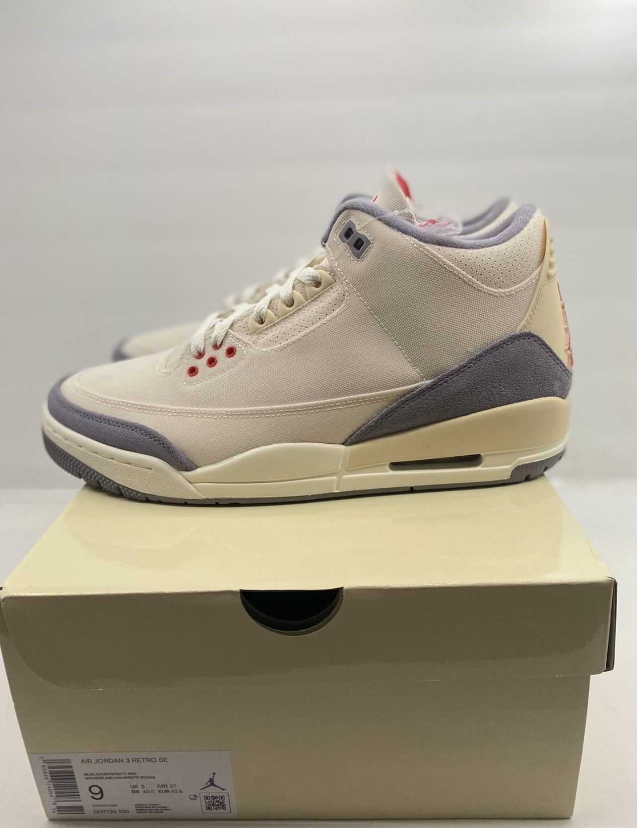Jordan Brand Jordan 3 retro muslin Size US 9 / EU 42 - 2 Thumbnail
