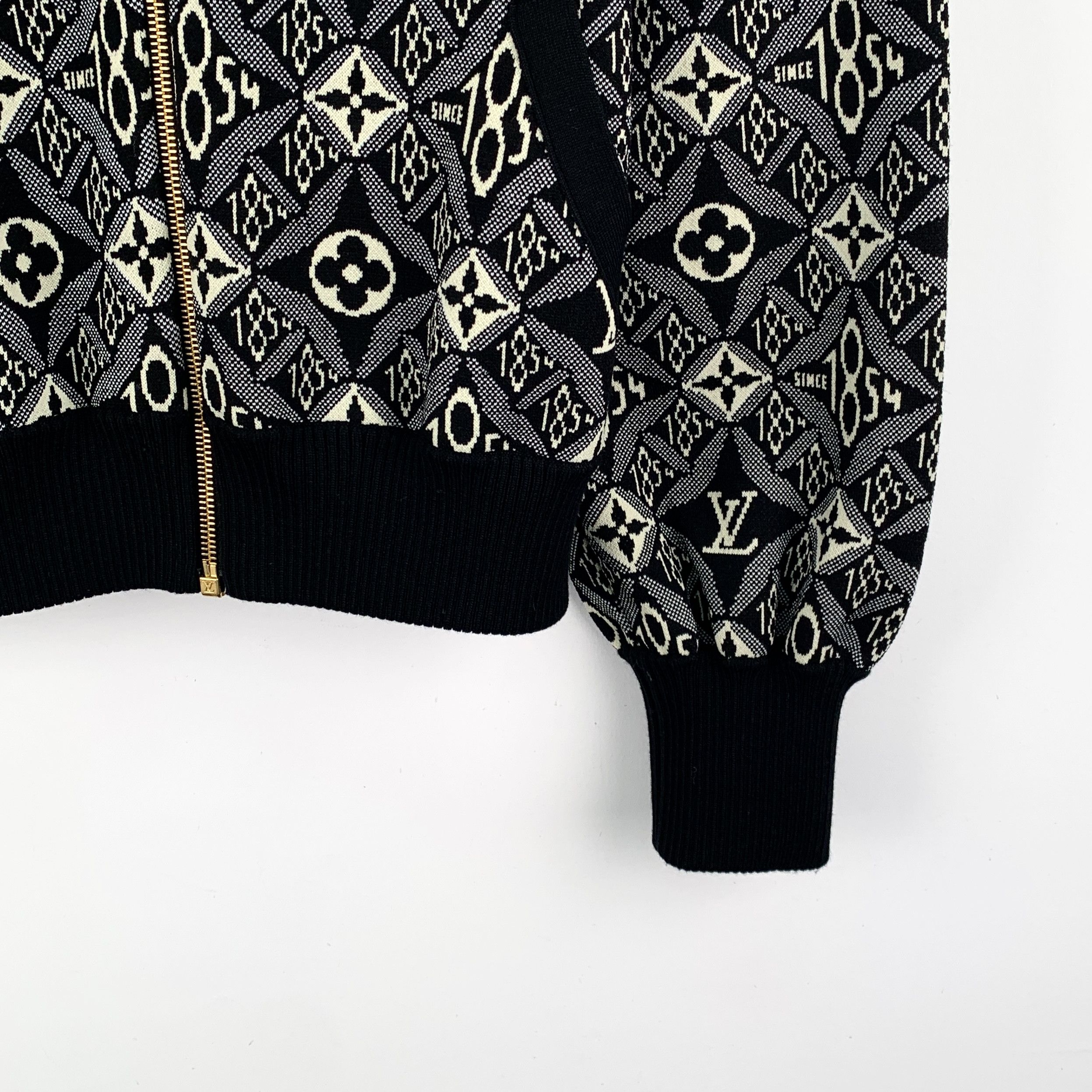 Louis Vuitton LV Monogram Wool Jacket Black (S) Size US S / EU 44-46 / 1 - 4 Thumbnail