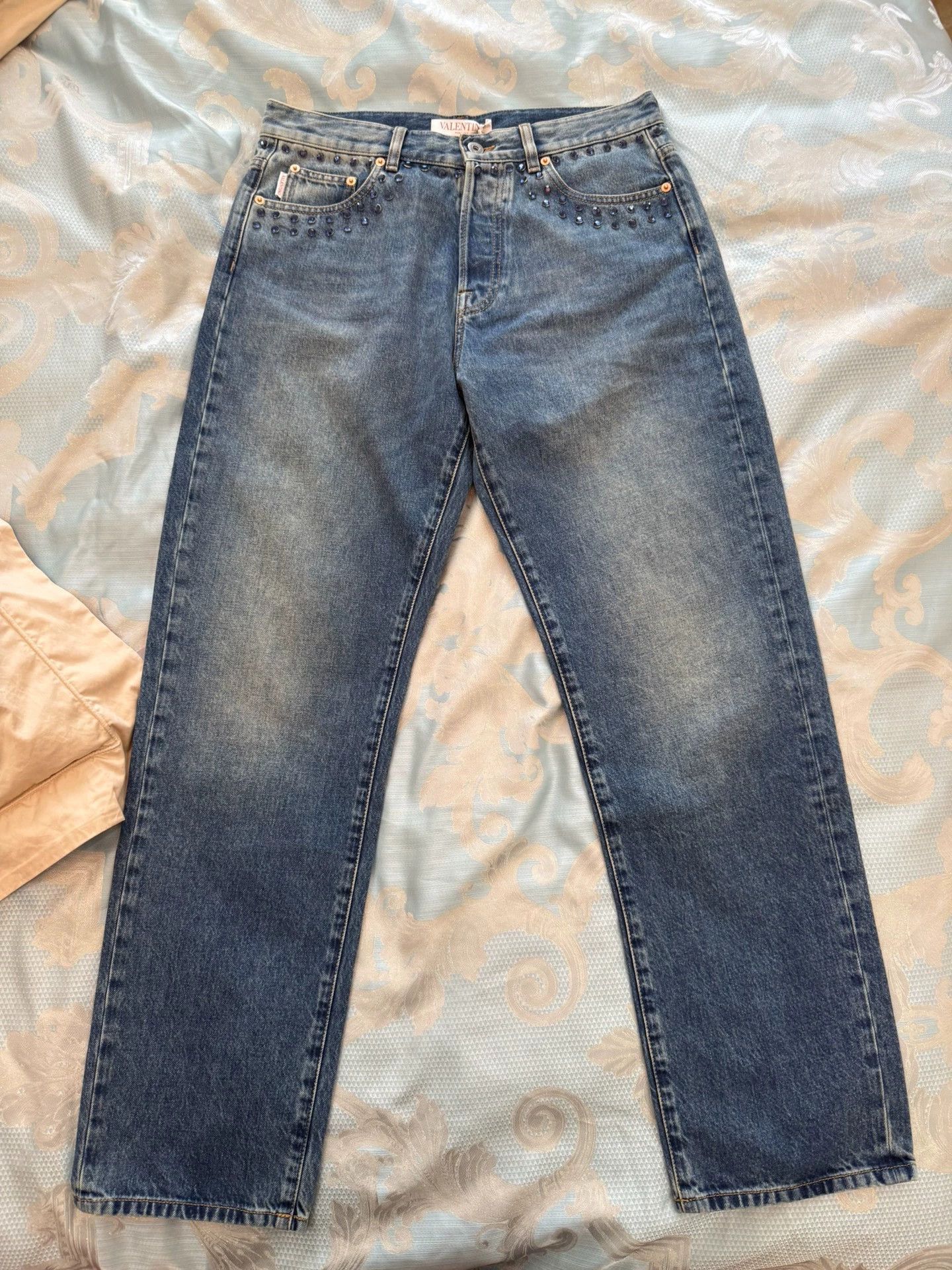 Valentino Valentino New 32 Jeans Waist Crystal Band Size US 32 / EU 48 - 2 Thumbnail