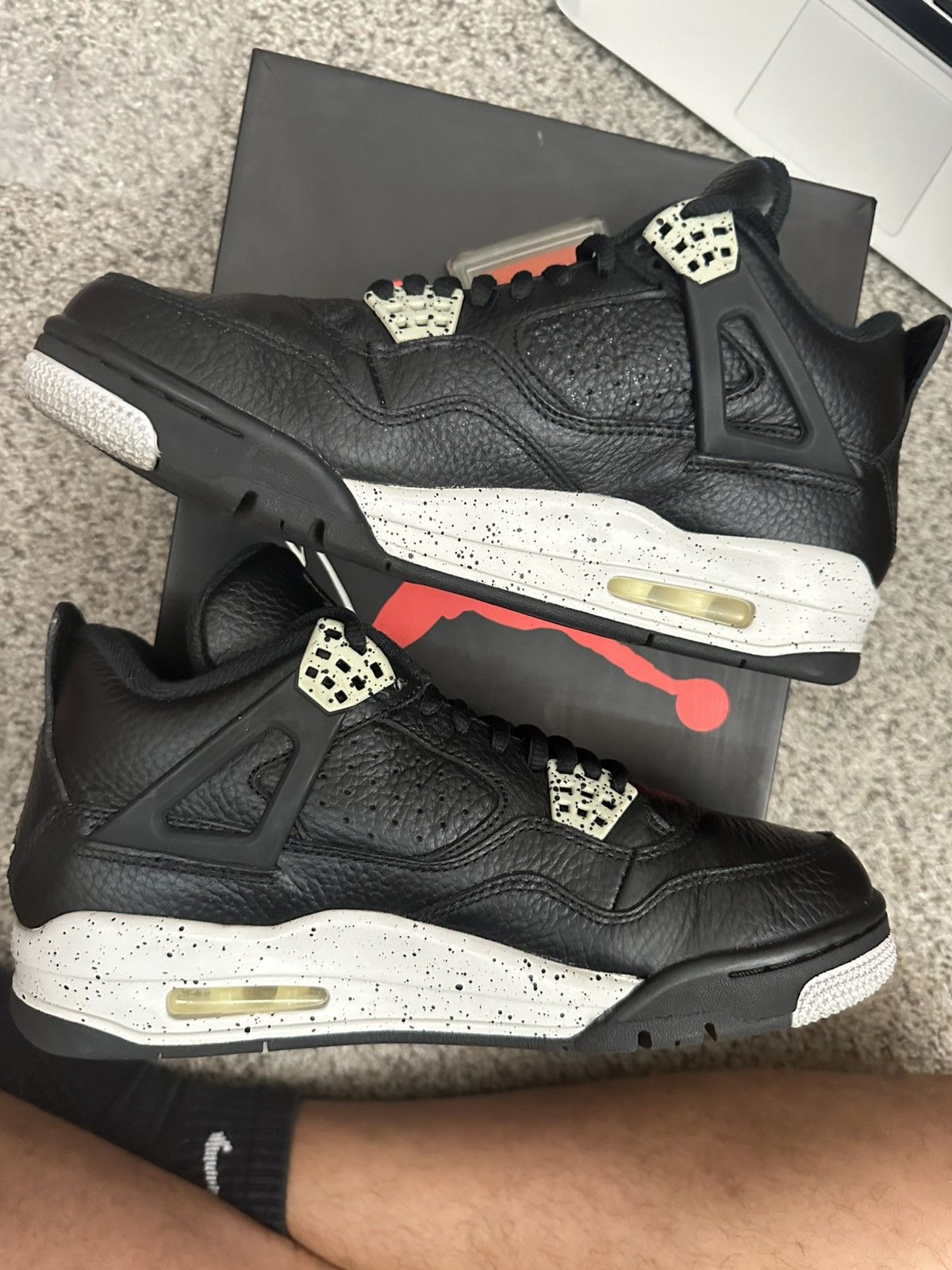 Jordan Brand Air jordan 4 oreo LS - size 8 Size US 8 / EU 41 - 2 Thumbnail