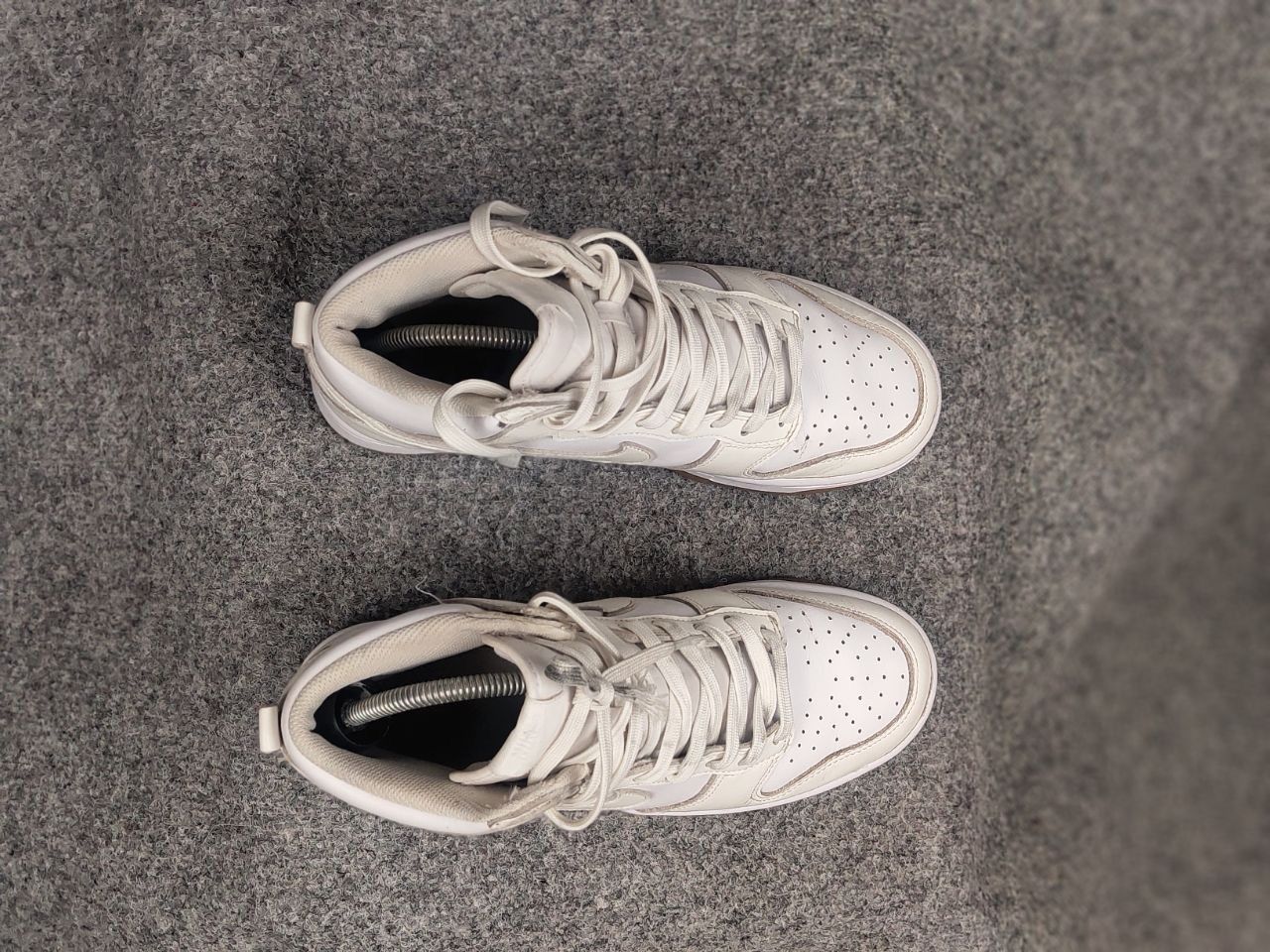 Nike Nike Dunk High Sail Gum Leather White Sneakers Vintage Style Size US 7.5 / EU 40-41 - 7 Thumbnail