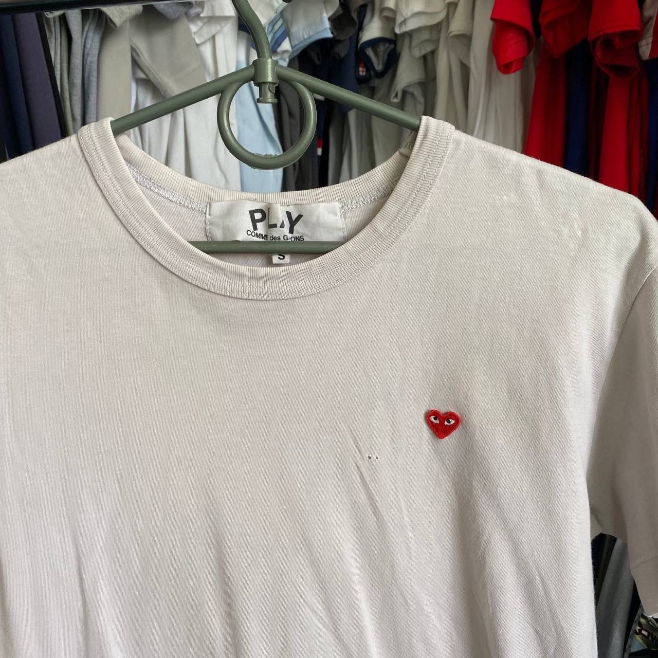 Comme des Garcons PLAY × Japanese Brand Luxury Play Comme Des Garçons Small logo designer Japan tee Size US S / EU 44-46 / 1 - 2 Thumbnail