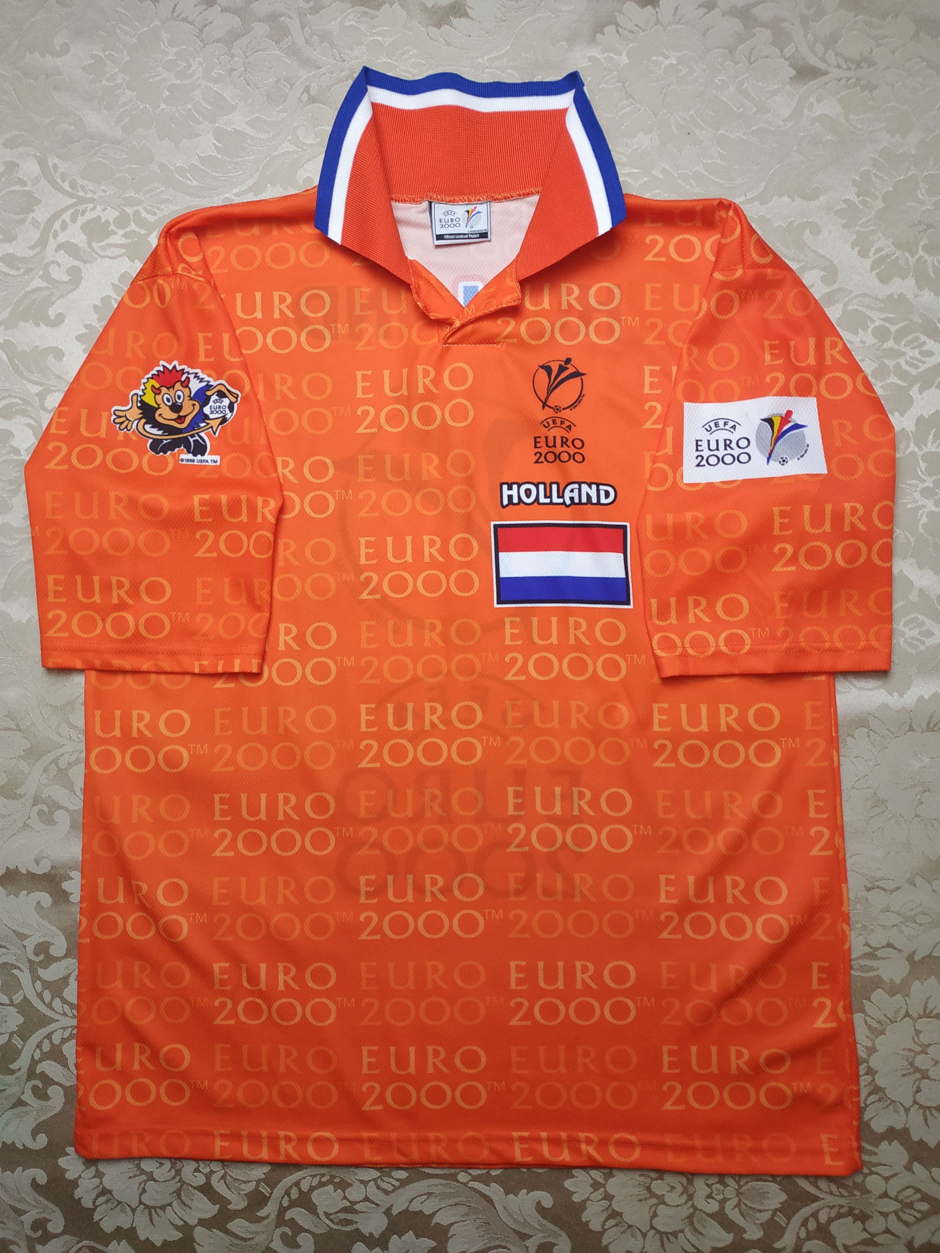 UEFA Netherlands RARE HOLLAND UEFA EURO 2000 Soccer jersey Size US XL / EU 56 / 4 - 3 Thumbnail