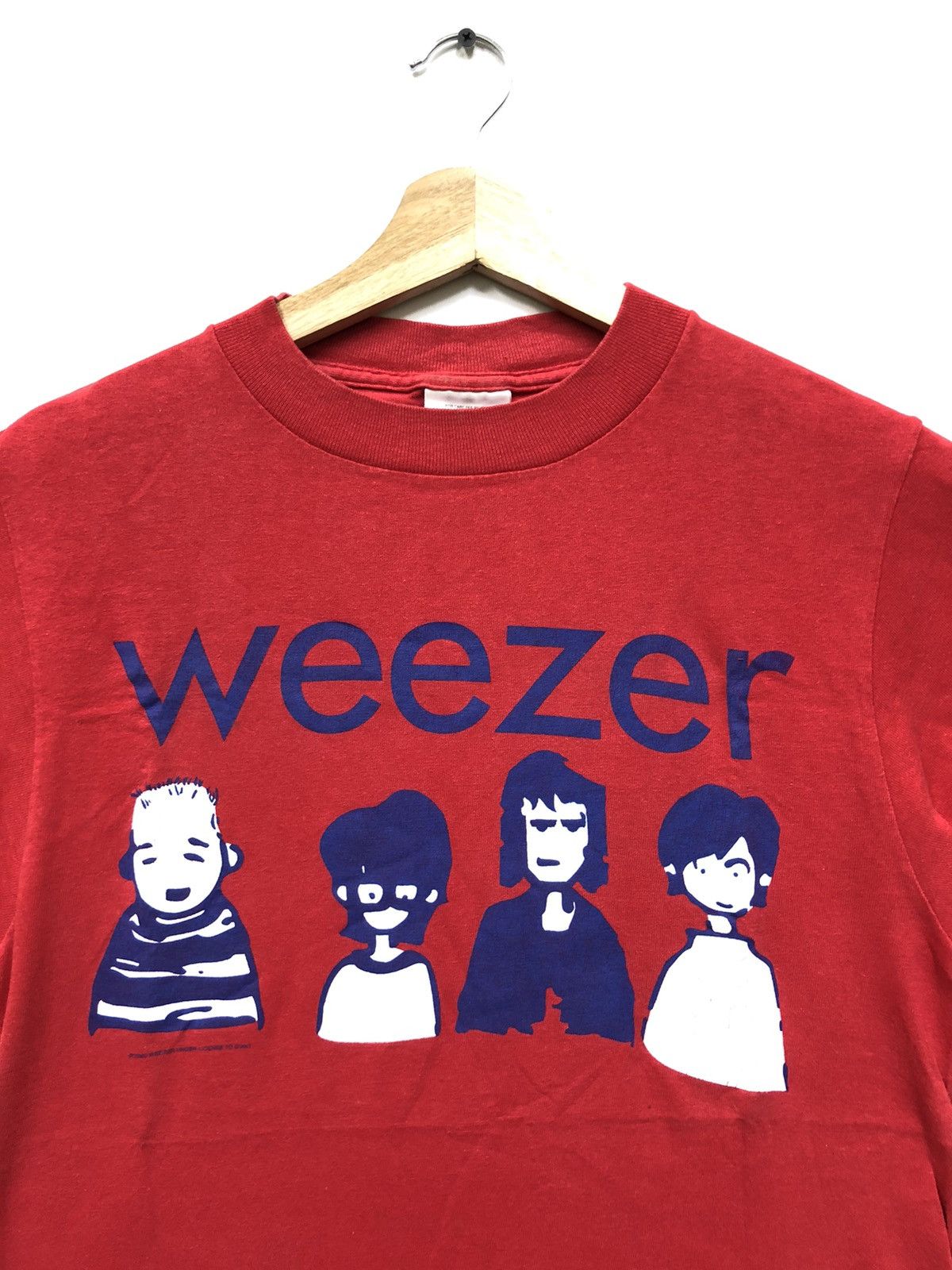 Band Tees × Vintage VTG WEEZER Y2K RARE !! Size US S / EU 44-46 / 1 - 2 Thumbnail