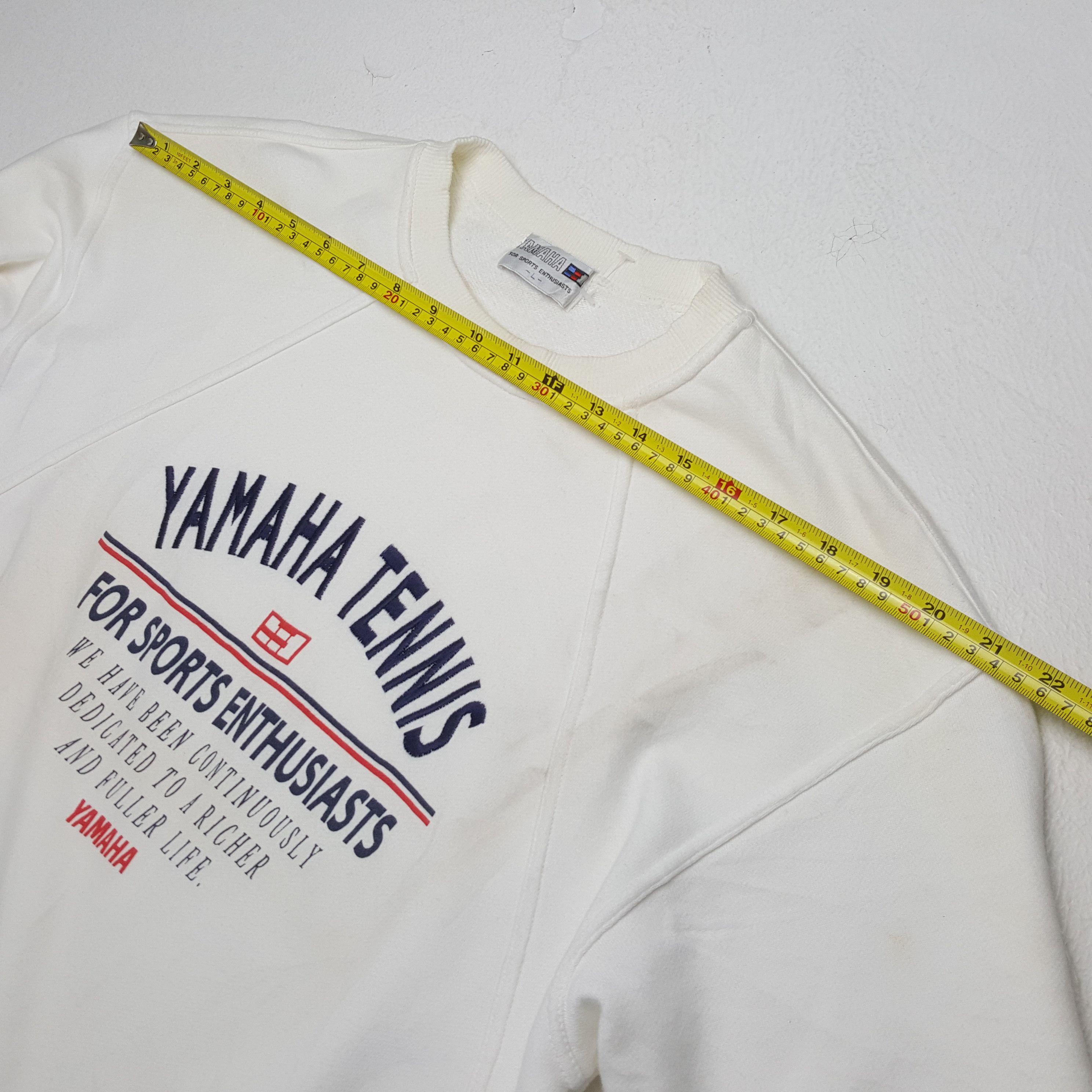 Vintage × Yamaha Vintage YAMAHA TENNIS Japanese Sportswear Sweatshirts Size US M / EU 48-50 / 2 - 4 Thumbnail