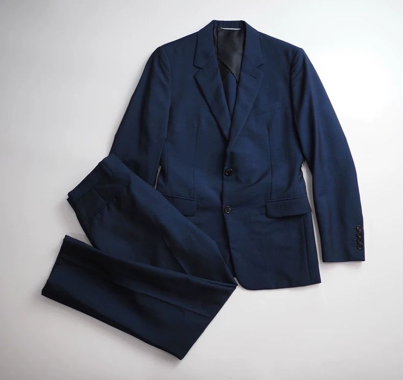 Dior Navy Wool Suit Set-dmc