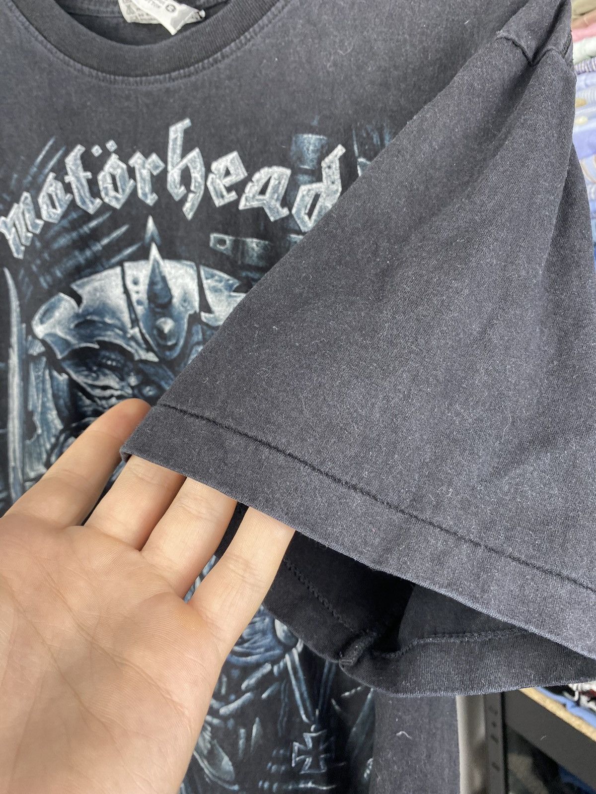 Band Tees × Vintage 🔥VNTG Motorhead Kiss of Death Black Gothic Tee Rock Metal xl Size US XL / EU 56 / 4 - 4 Thumbnail