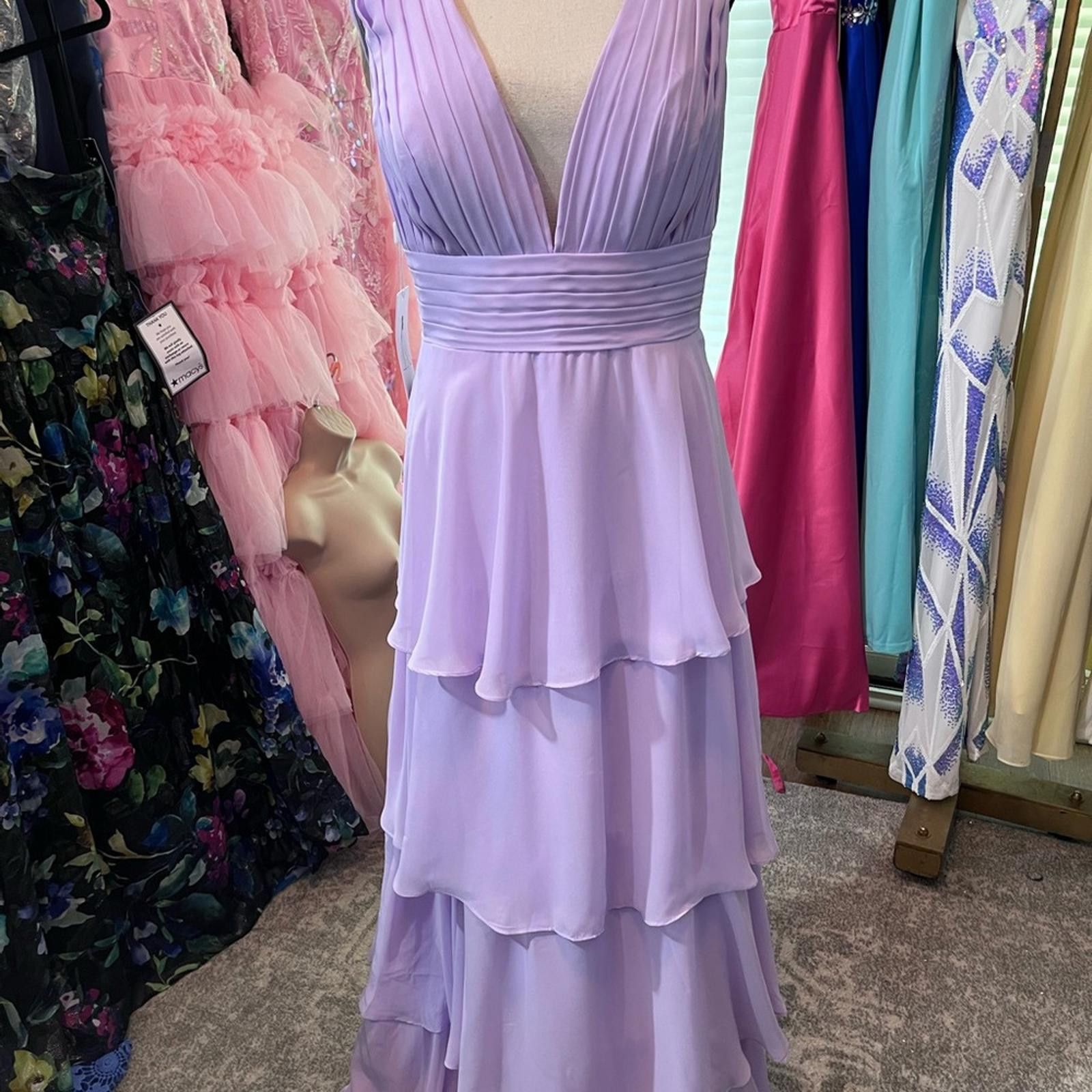 Other Chic Lilac Layered Prom Dress Size M / US 6-8 / IT 42-44 - 1 Thumbnail